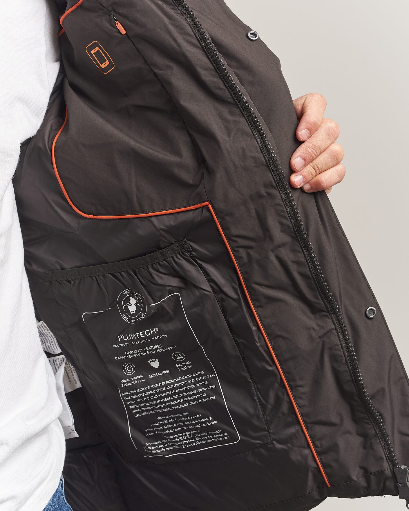 Herren | Jacken | Save The Duck | Espel Short Arctic Parka Brown Black