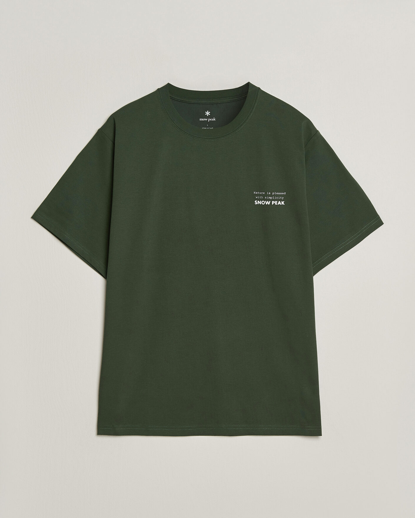 Herren | T-Shirts | Snow Peak | Elemental Balance T-Shirt Dark Green