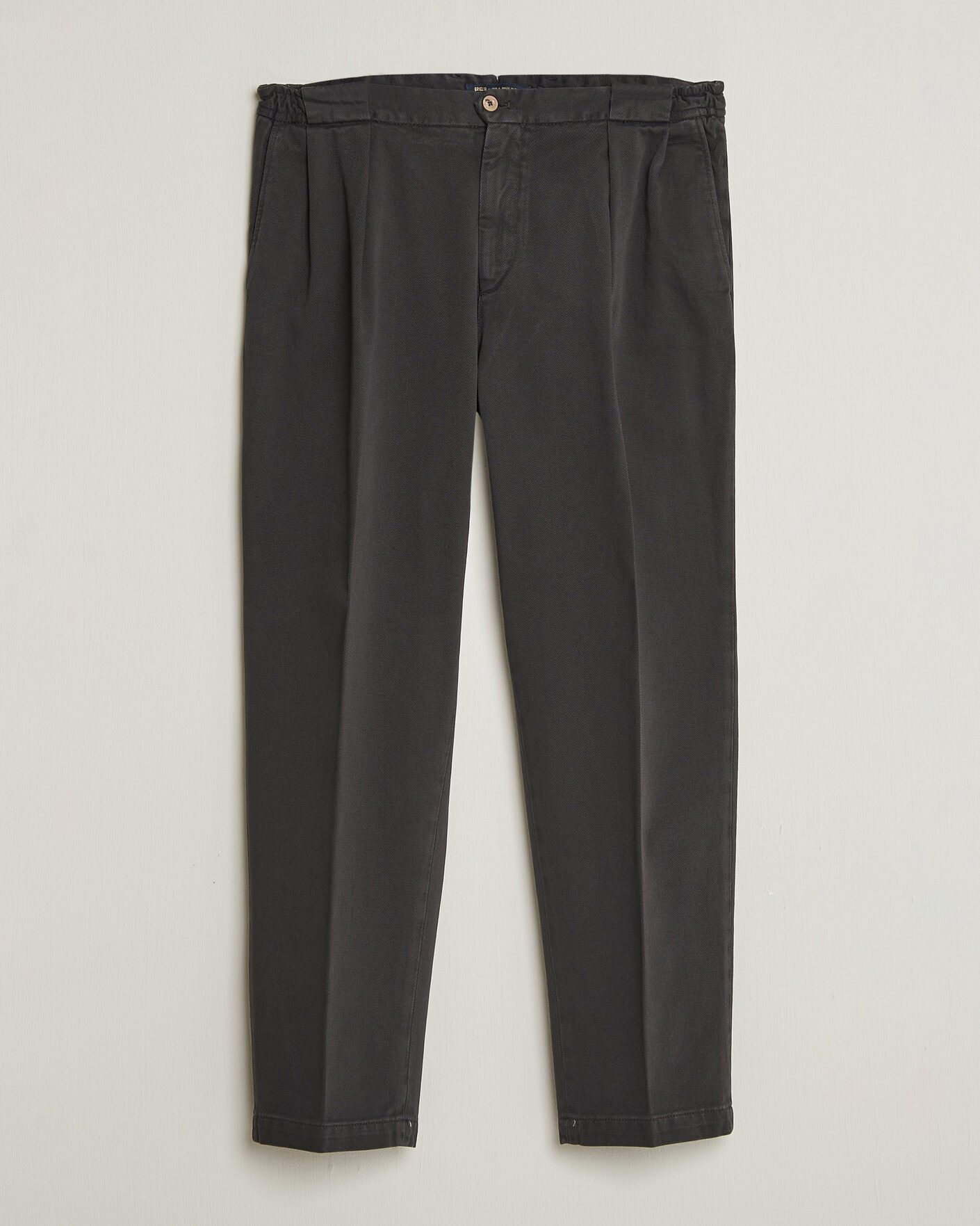 Herren | Hosen | Briglia 1949 | Portobello Loose Fit Cotton Trousers Dark Grey