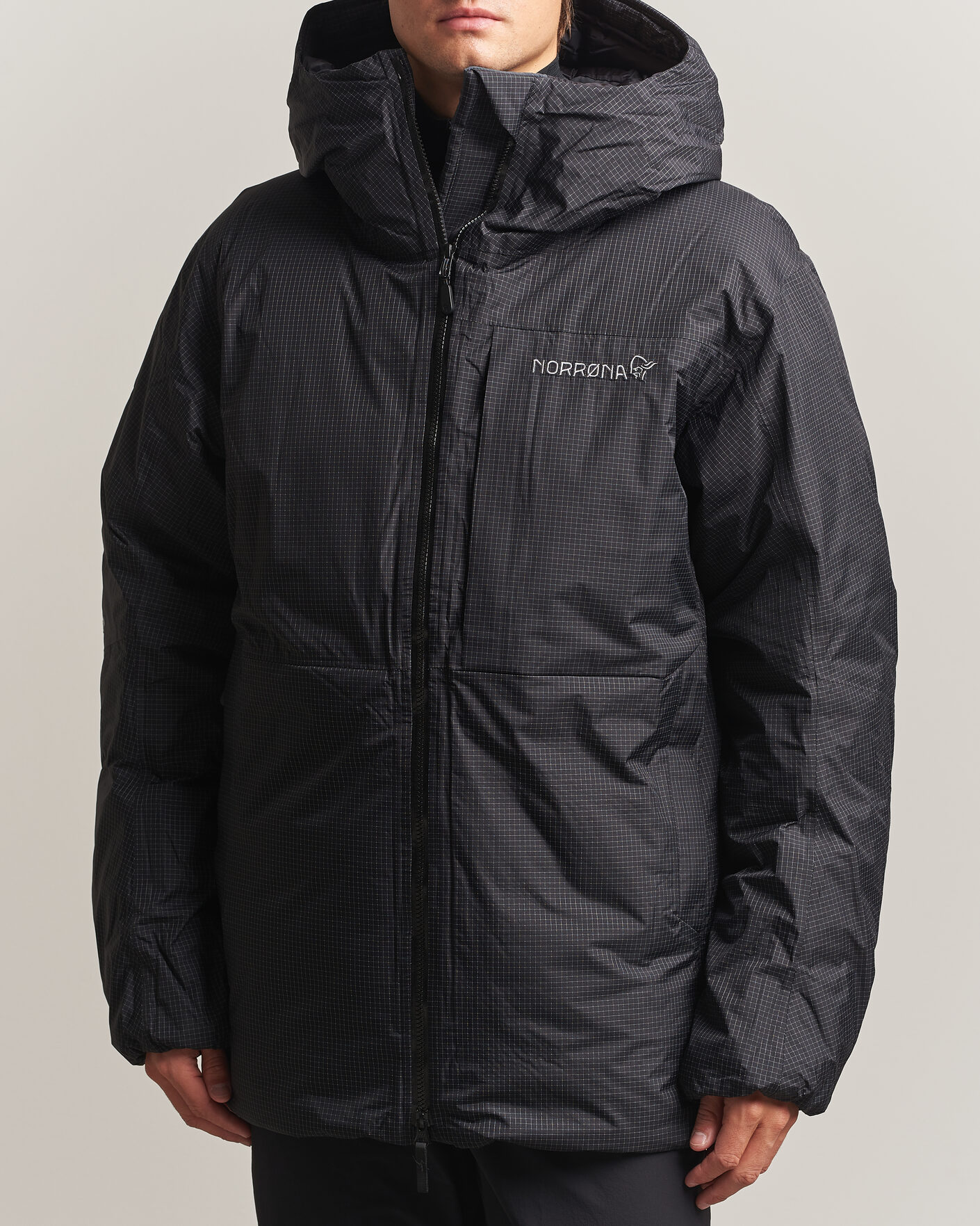 Herren | Jacken | Norrøna | Trollveggen dri2 Down 800 Zip Hood Caviar Black