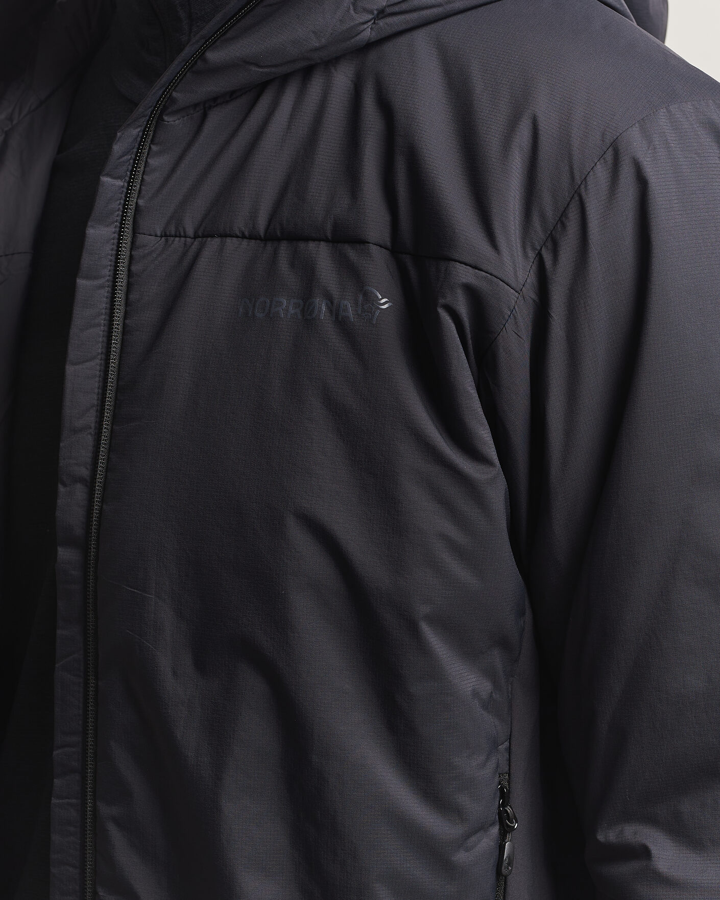 Herren | Jacken | Norrøna | Femund Thermo Zip Hood Caviar Black