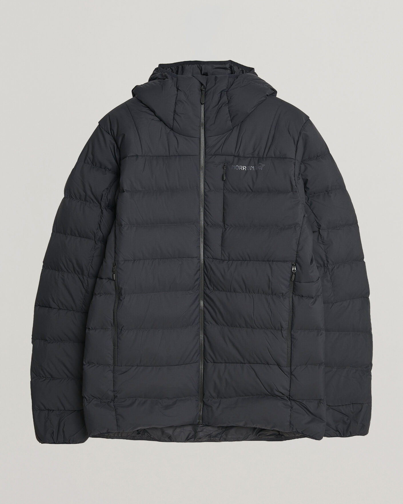 Herren | Jacken | Norrøna | Femund Down 700 Zip Hood Caviar Black