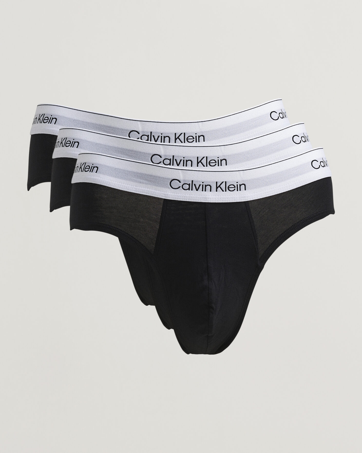 Herren | Unterwäsche | Calvin Klein | 3-Pack Icon Cotton Stretch Hip Brief Black