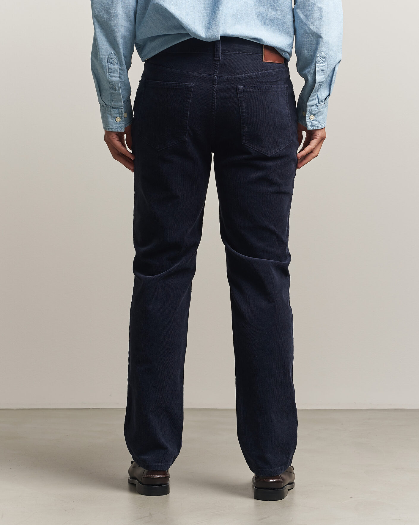 Herren | Hosen | Gant | Regular Fit Corduroy 5-Pocket Pants Evening Blue