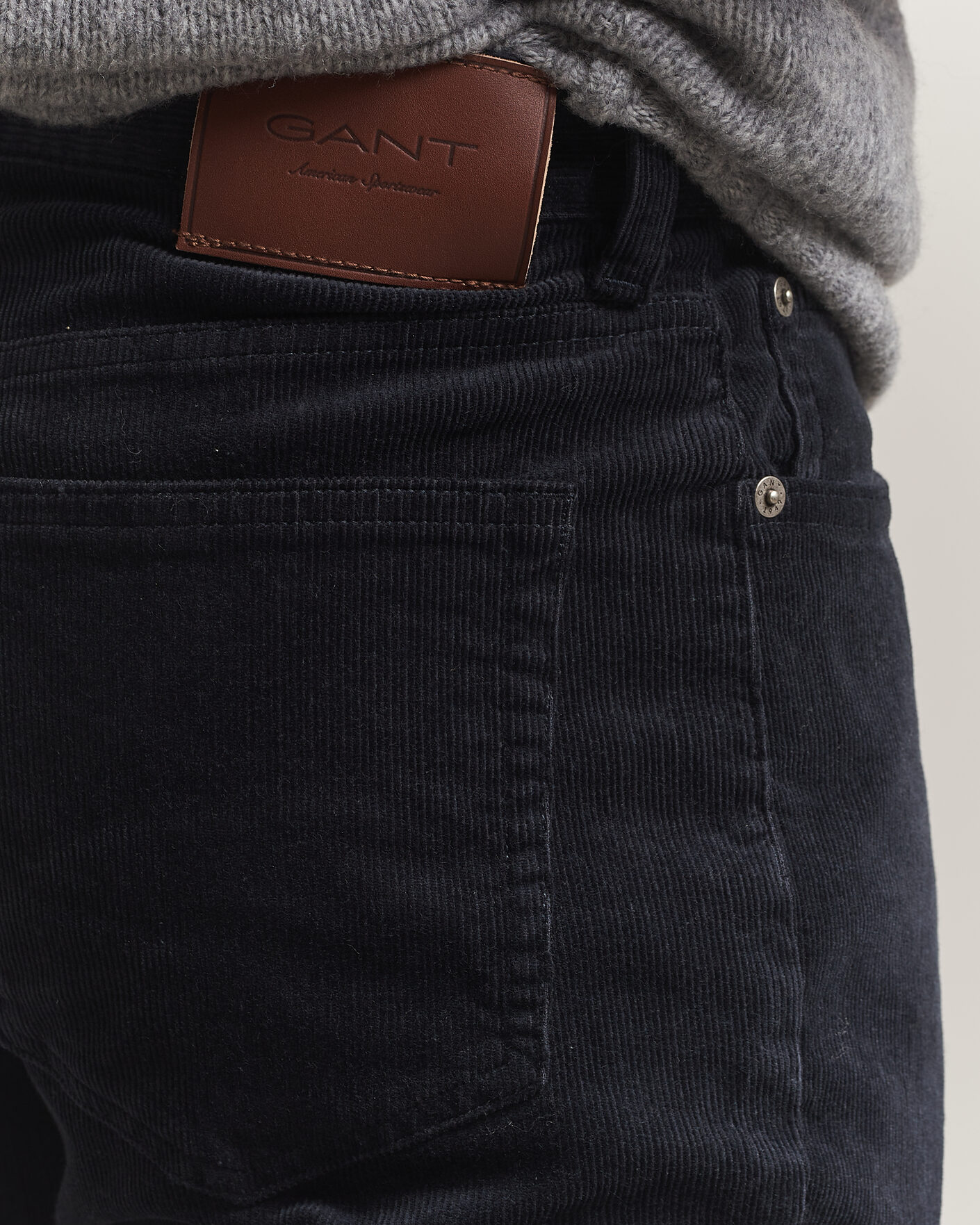 Herren | Hosen | Gant | Regular Fit Corduroy 5-Pocket Pants Black