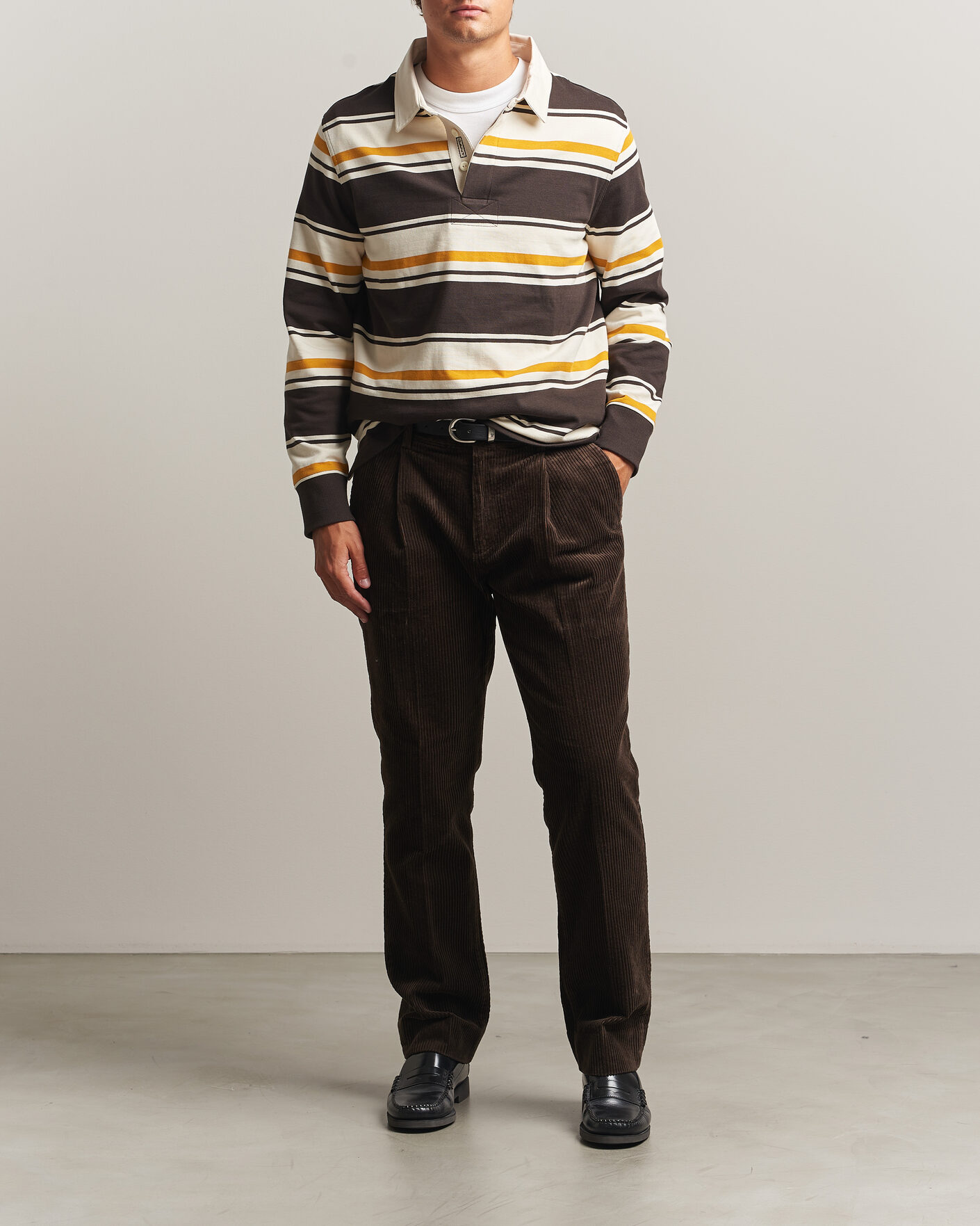 Herren | Hosen | Gant | Corduroy Trousers Black Brown