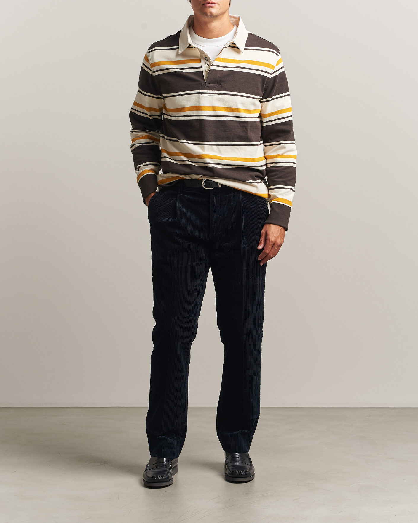 Herren | Hosen | Gant | Corduroy Trousers Evening Blue