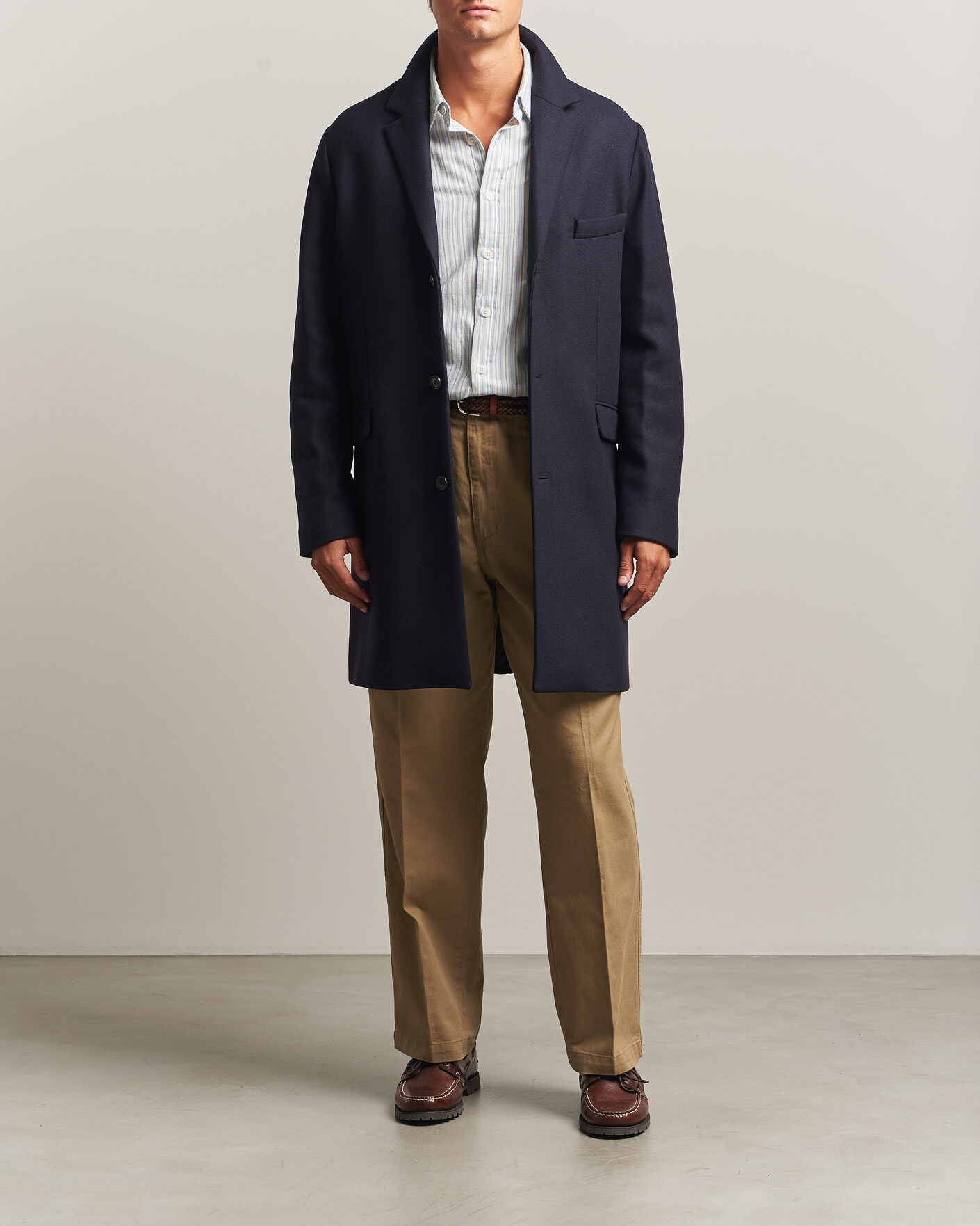 Herren | Jacken | Gant | Classic Wool/Cashmere Coat Evening Blue