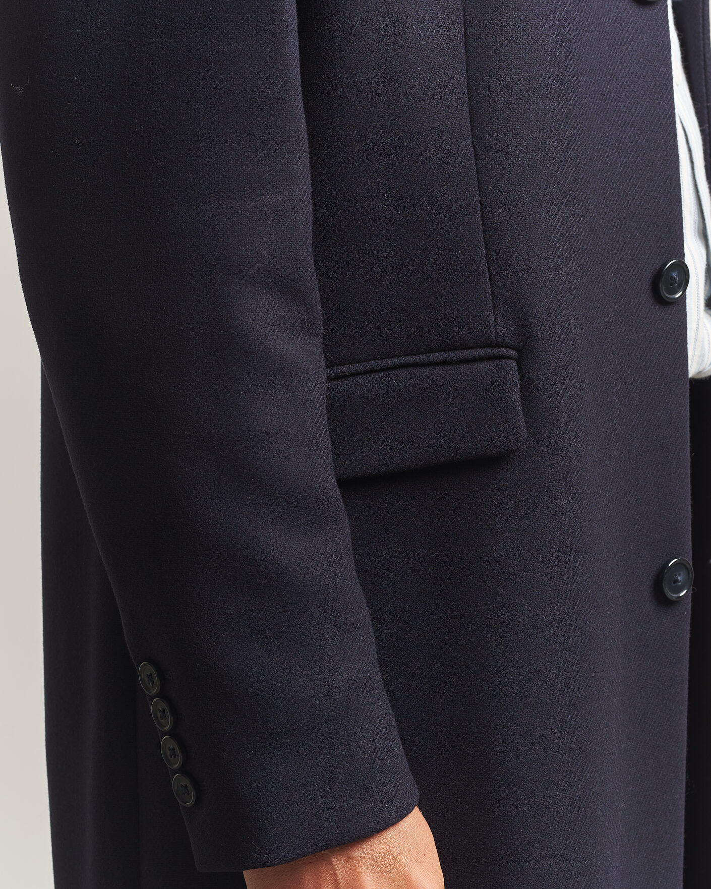 Herren | Jacken | Gant | Classic Wool/Cashmere Coat Evening Blue