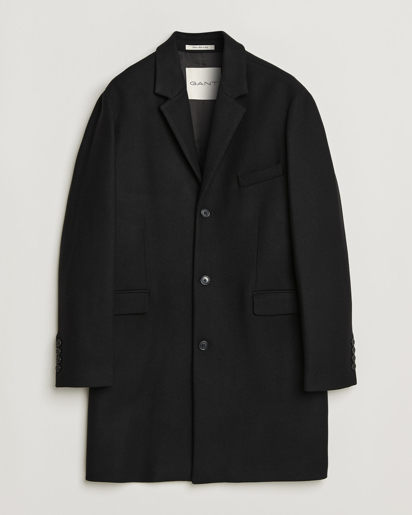 Herren | Jacken | Gant | Classic Wool/Cashmere Coat Black