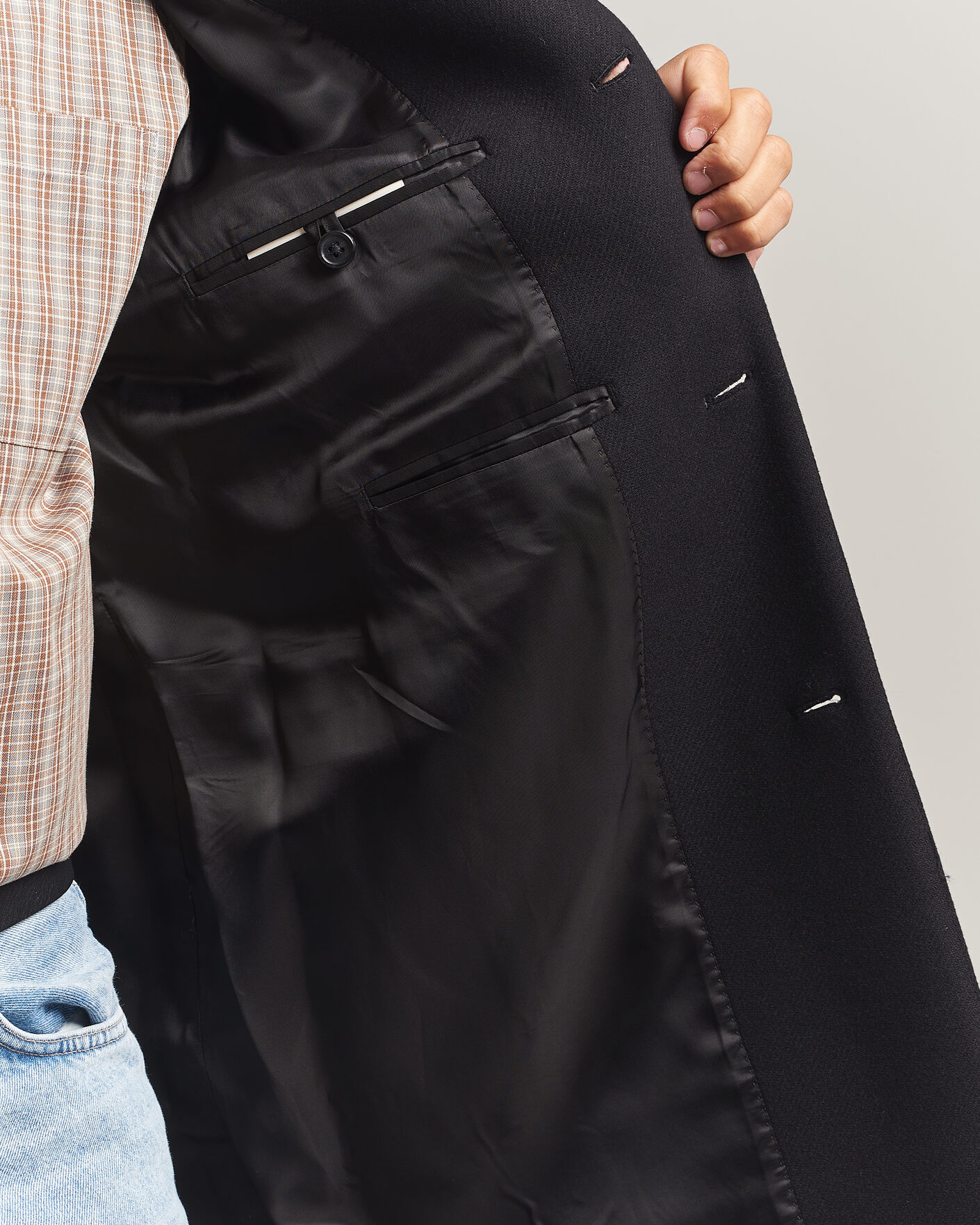 Herren | Jacken | Gant | Classic Wool/Cashmere Coat Black