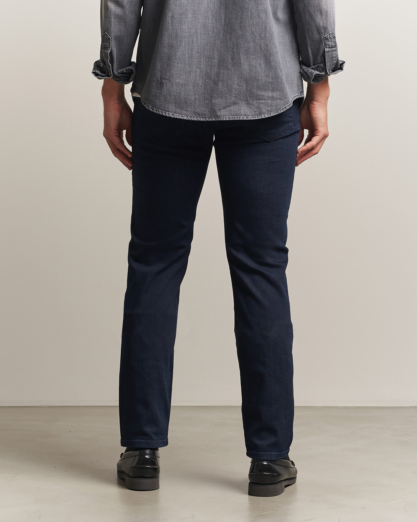 Herren | Jeans | Jacob Cohën | Bard Slim Fit Stretch Jeans Overdyed Blue