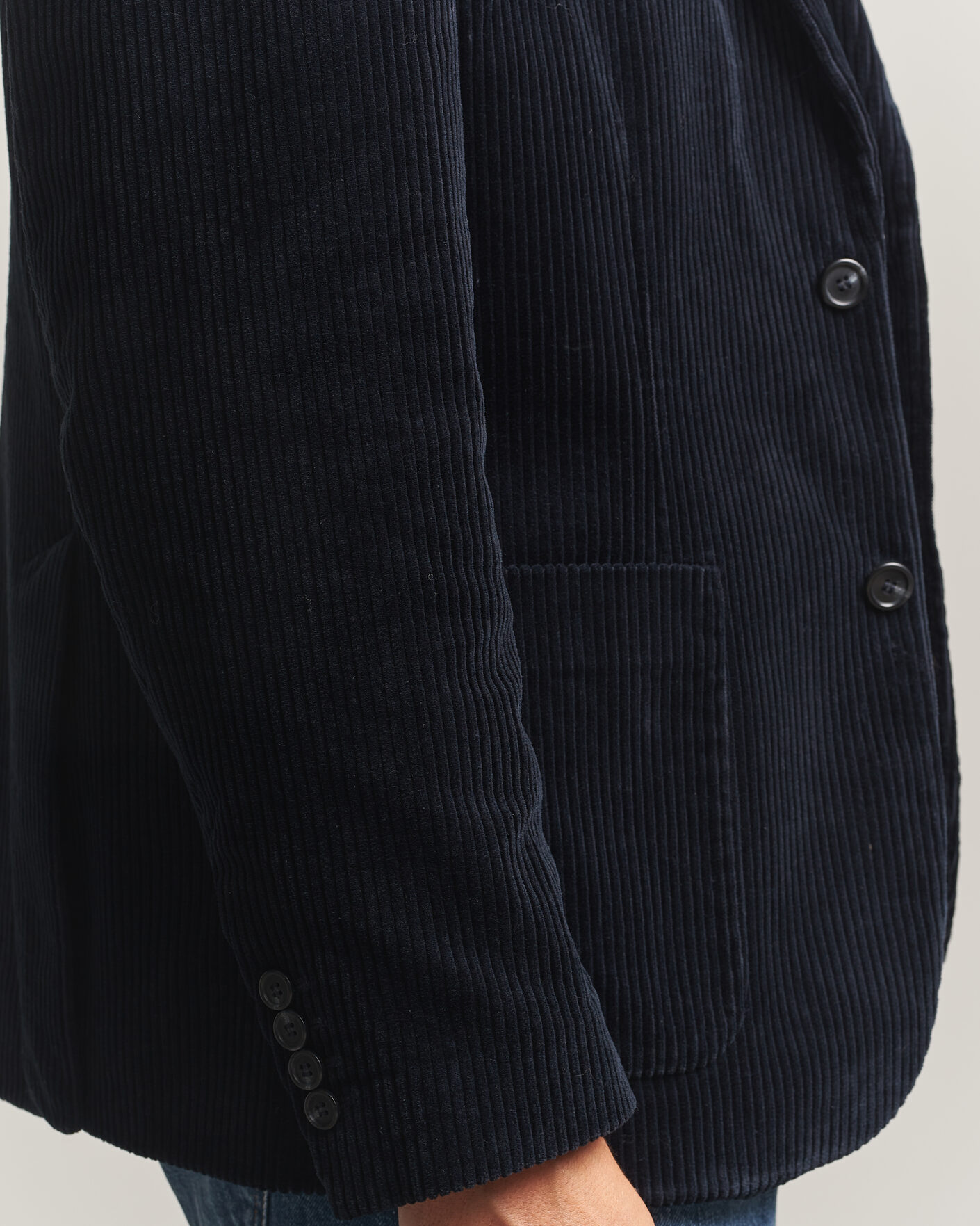 Herren | Sakkos | Gant | Corduroy Blazer Evening Blue