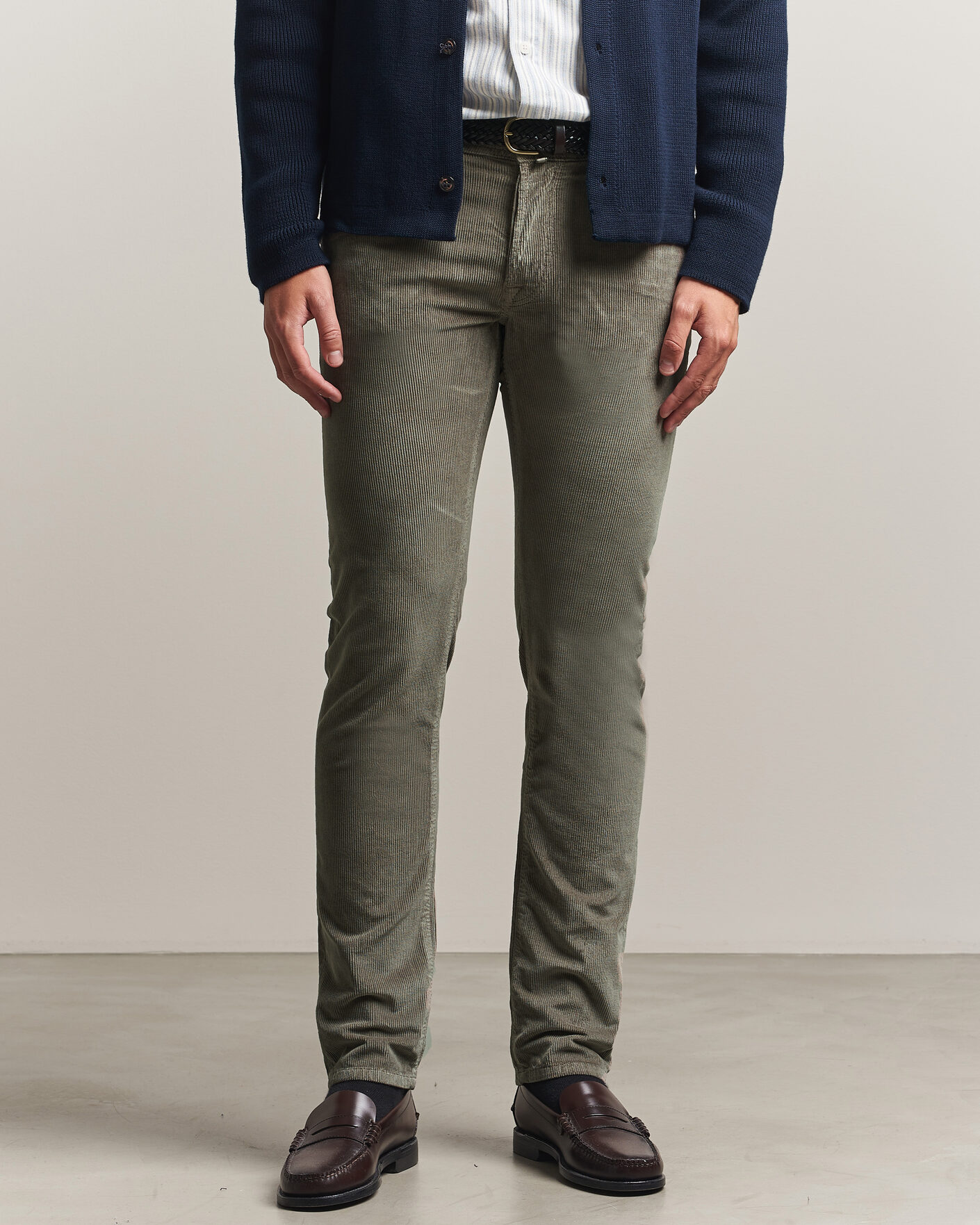 Herren | Hosen | Jacob Cohën | Bard 5-Pocket Medium Corduroy Trousers Taupe