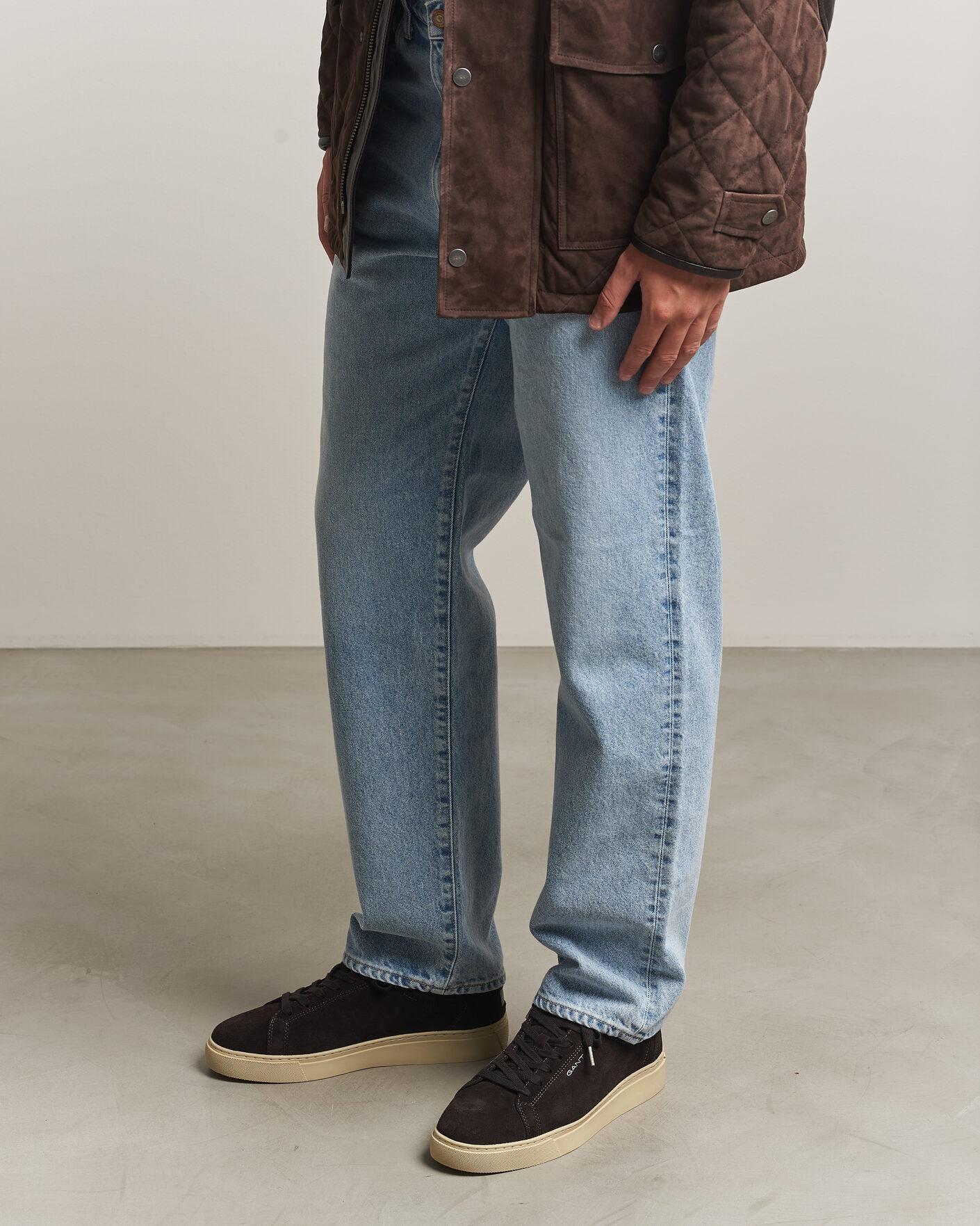 Herren | Sneaker | Gant | Mc Julien Suede Sneaker Dark Brown