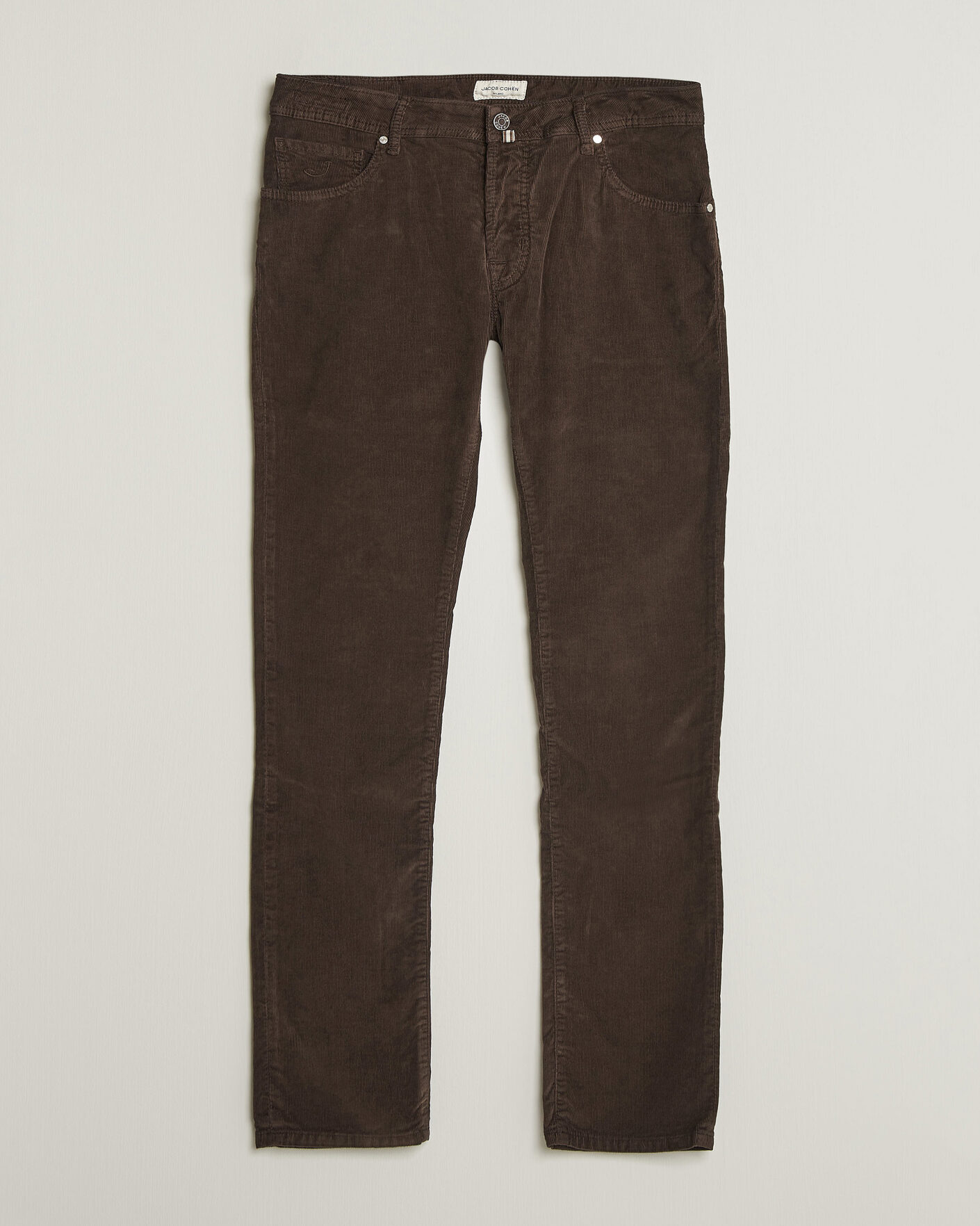 Herren | Hosen | Jacob Cohën | Nick Slim Fit Cotton Trousers Brown