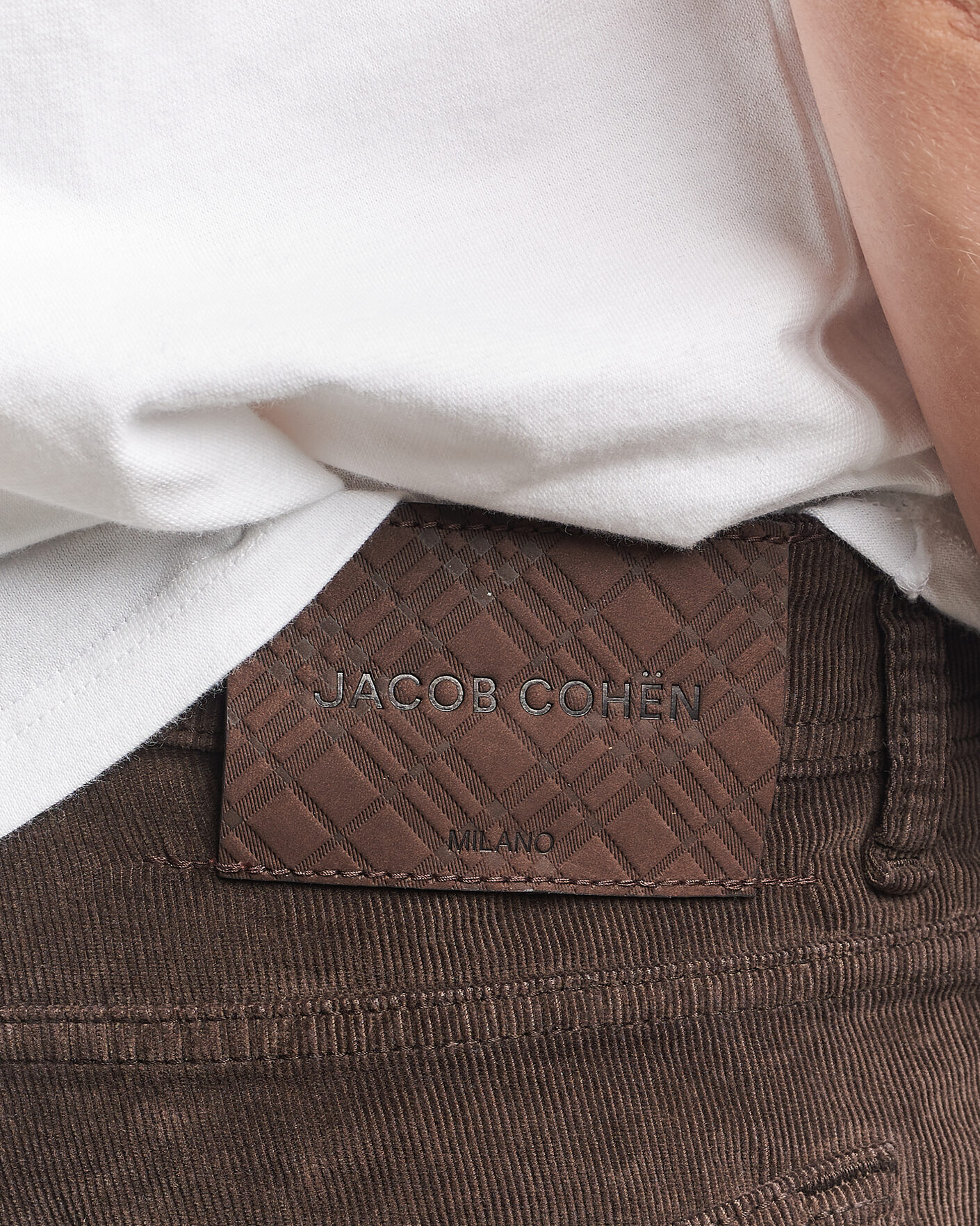 Herren | Hosen | Jacob Cohën | Nick Slim Fit Cotton Trousers Brown