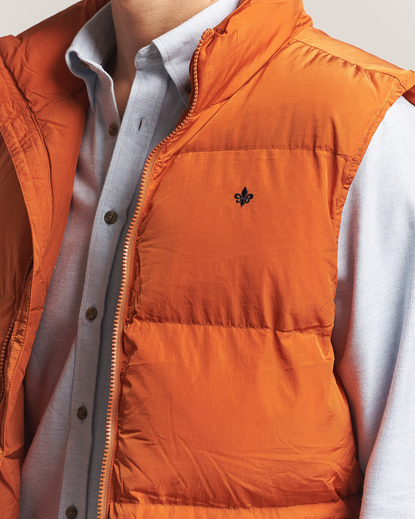 Herren | Westen | Morris | Lennox Puffer Vest Orange