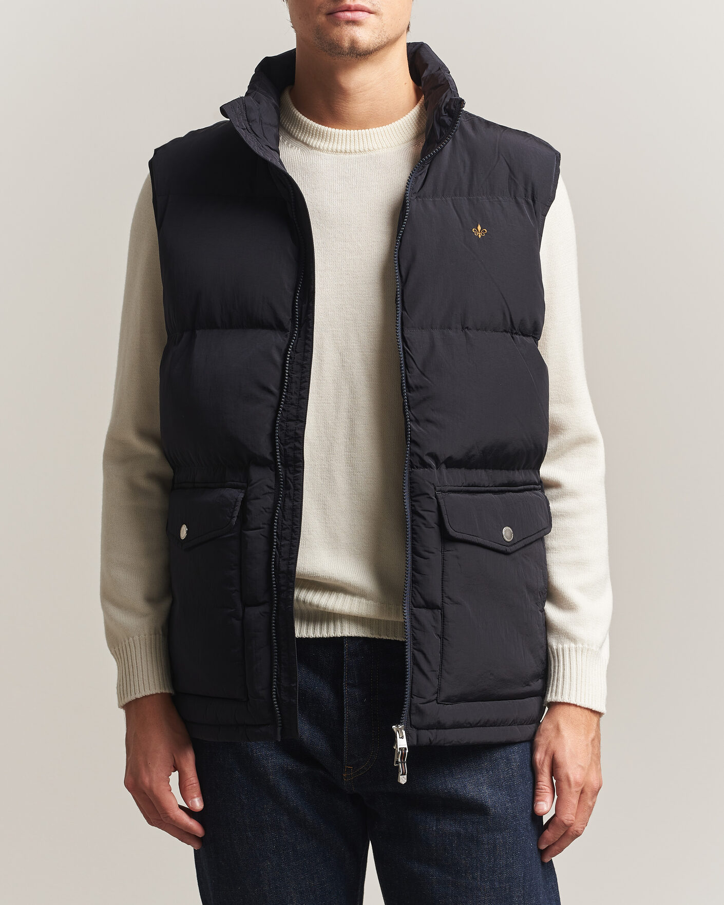 Herren | Westen | Morris | Lennox Puffer Vest Blue