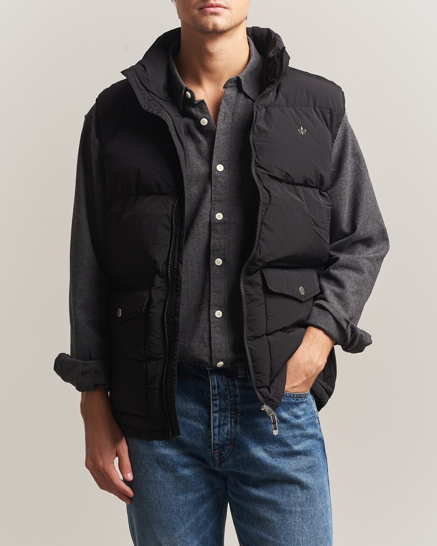 Herren | Westen | Morris | Lennox Puffer Vest Black