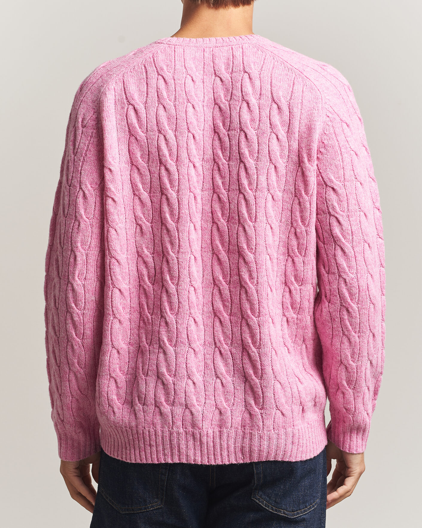 Herren | Pullover | Morris | Archard Cable Sweater Pink
