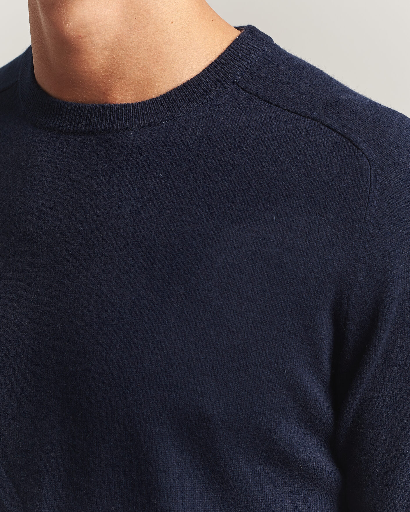 Herren | Pullover | Morris | Wilfred Cashmere O-Neck Navy