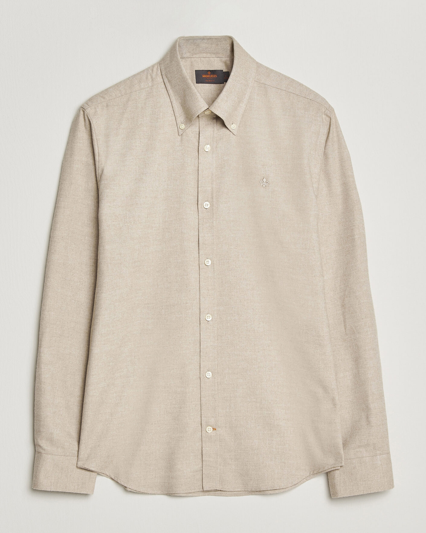 Herren | Hemden | Morris | Cashmere Twill Shirt Khaki