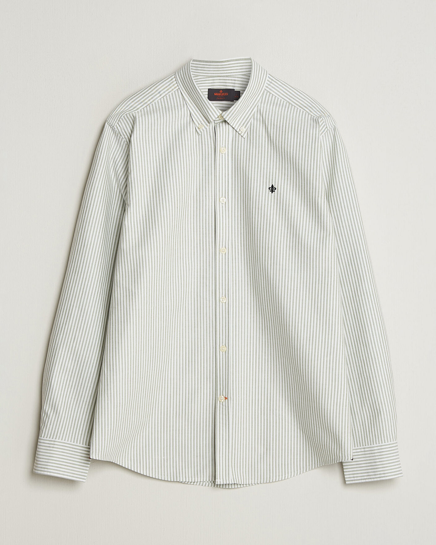Herren | Hemden | Morris | Douglas Oxford Stripe Shirt Olive