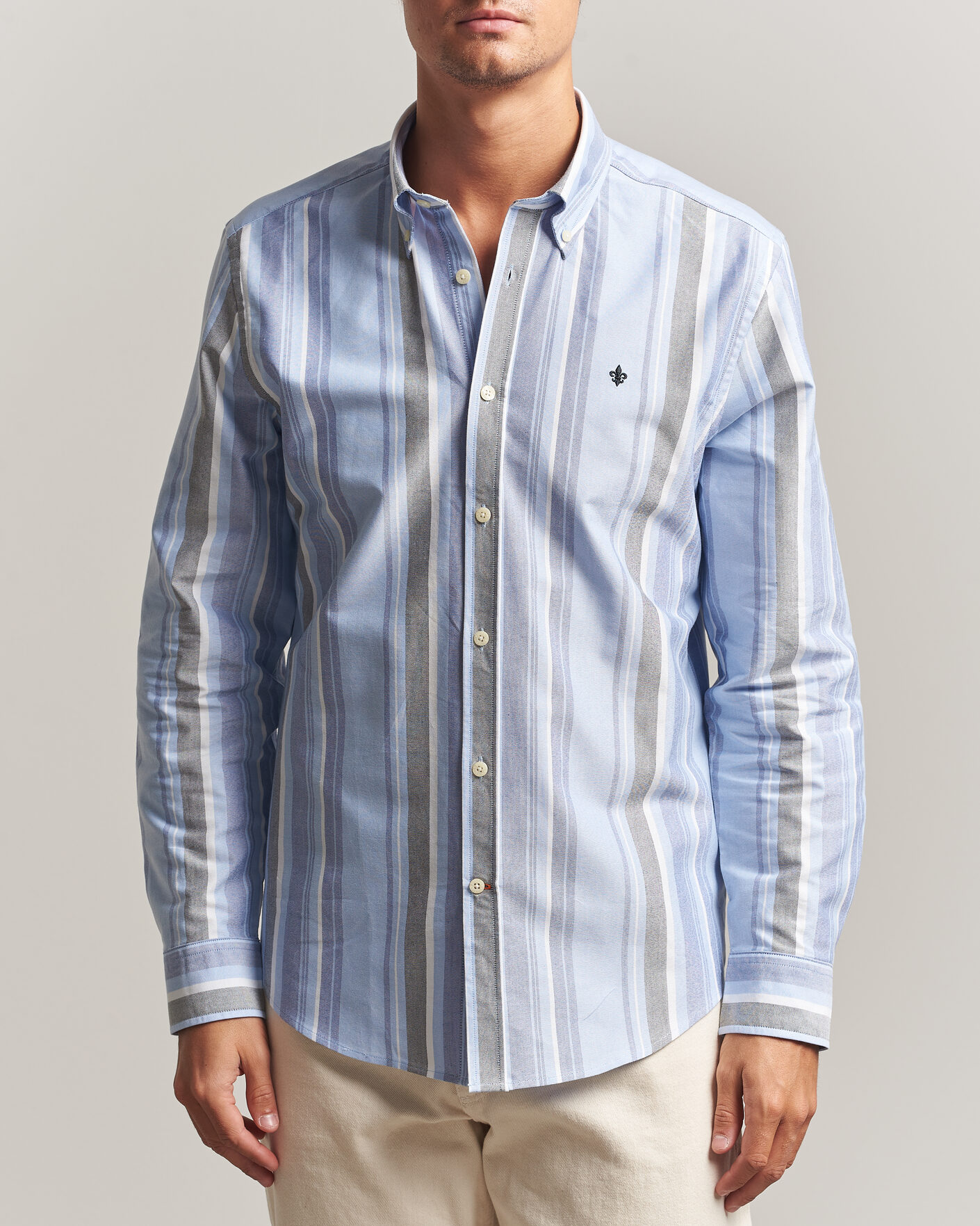Herren | Hemden | Morris | Happy Oxford Shirt Blue