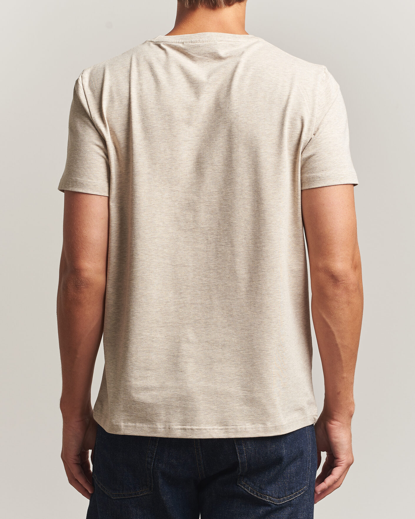 Herren | T-Shirts | Morris | James Crew Neck T-Shirt Khaki