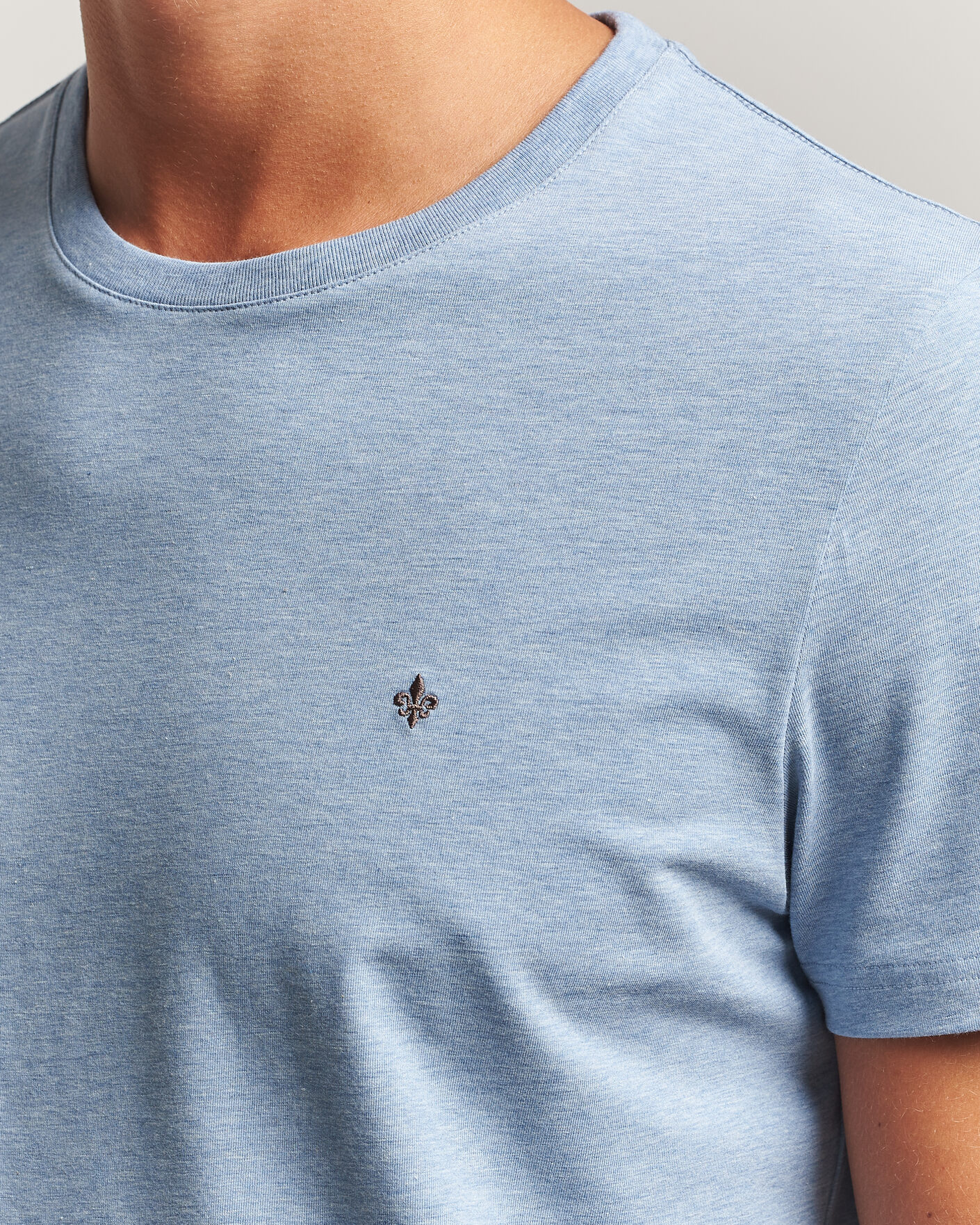 Herren | T-Shirts | Morris | James Crew Neck T-Shirt Blue