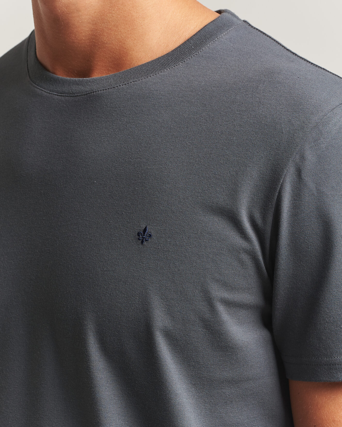 Herren | T-Shirts | Morris | James Crew Neck T-Shirt Grey
