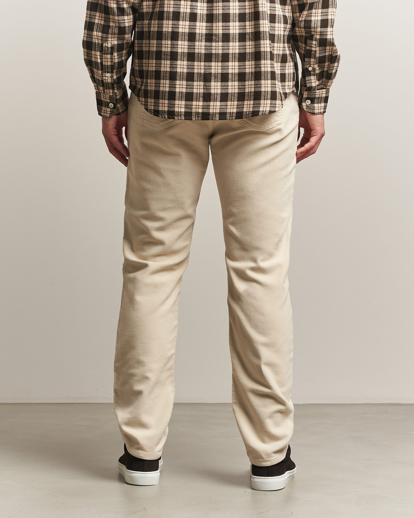 Herren | Hosen | Morris | James Winter Twill 5-Pocket Pants Off White