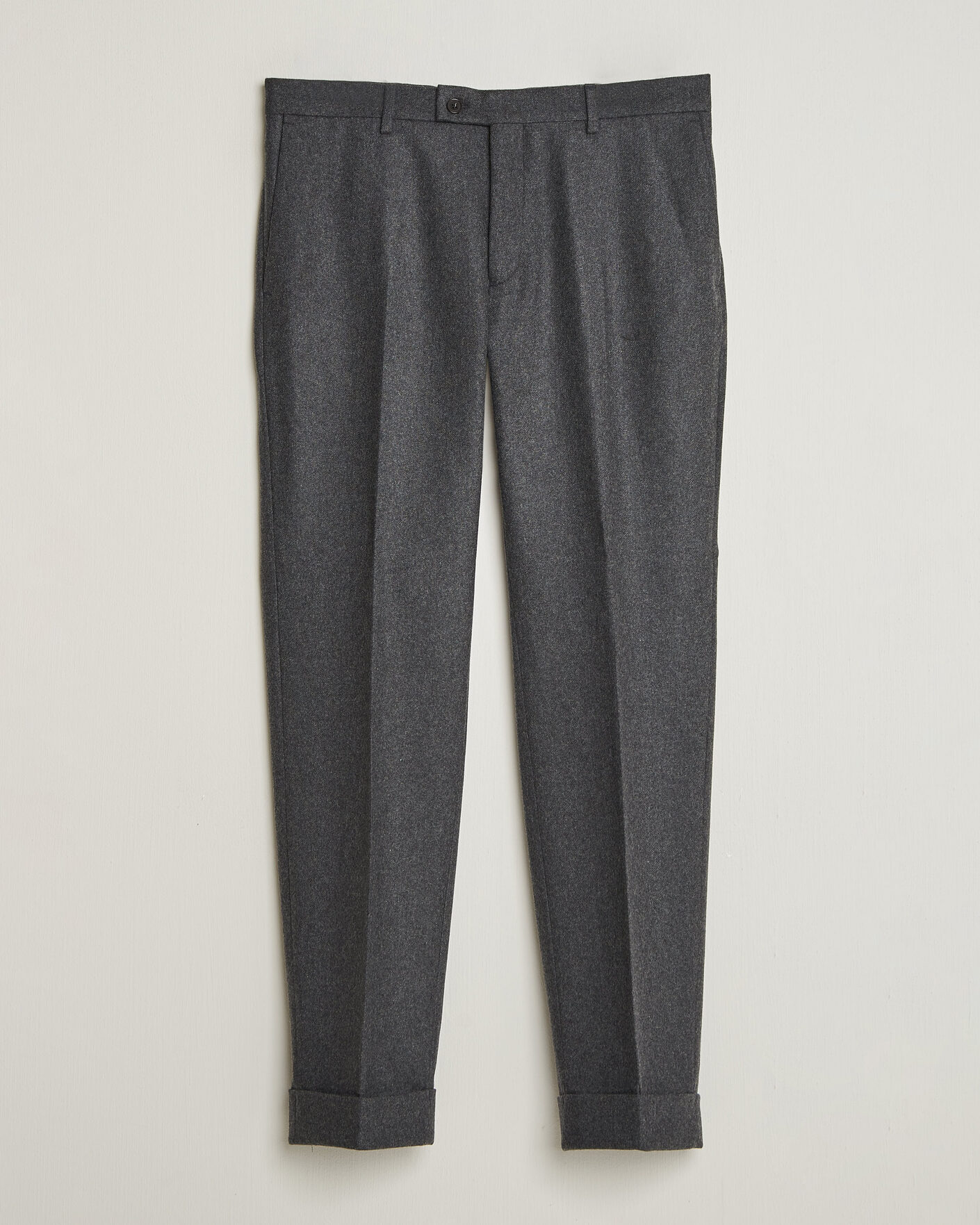 Herren | Hosen | Morris | Flannel Suit Trousers Grey