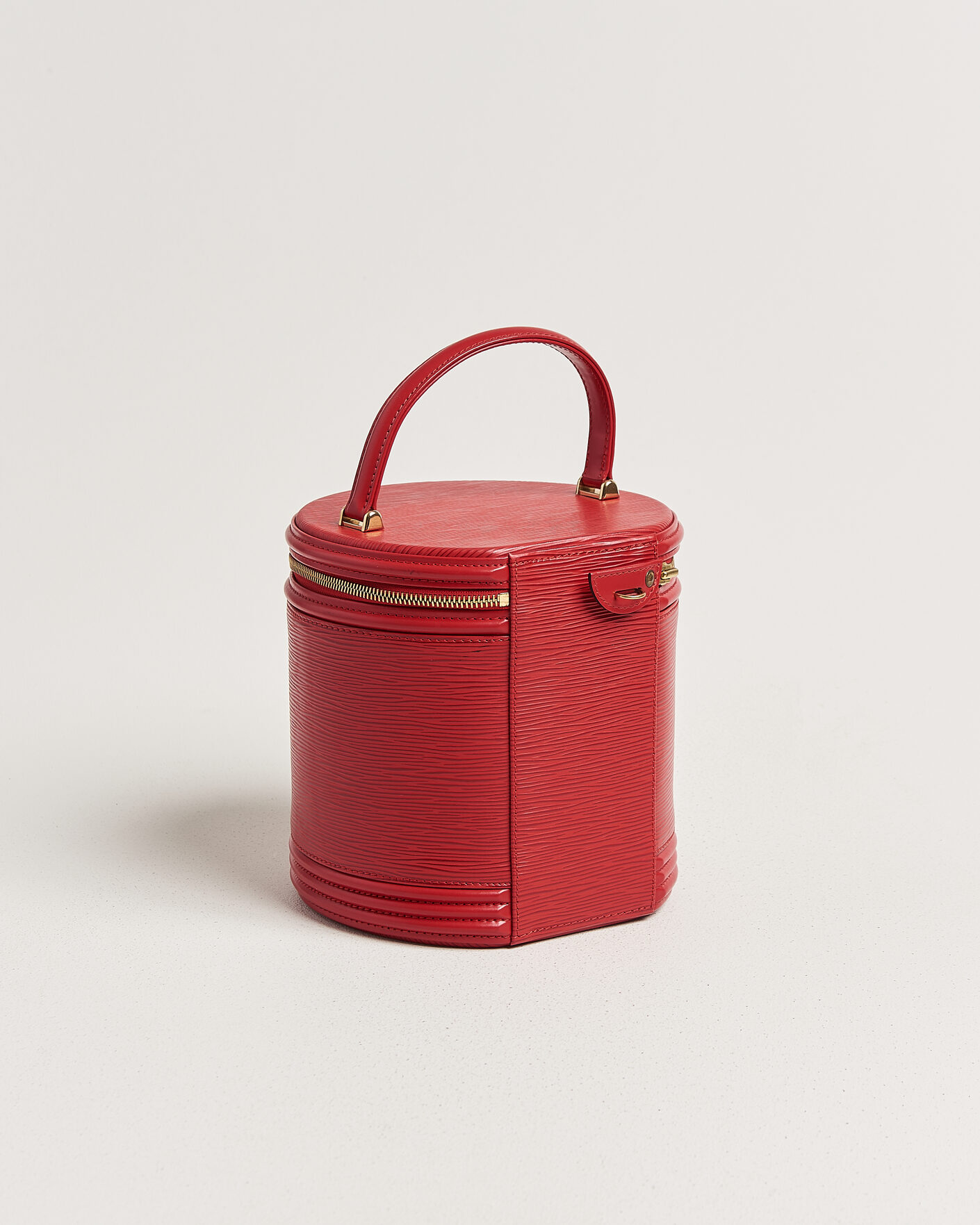 Herren | Pre-Owned & Vintage Bags | Louis Vuitton Pre-Owned | Cannes Vanity Case Epi Leather Red