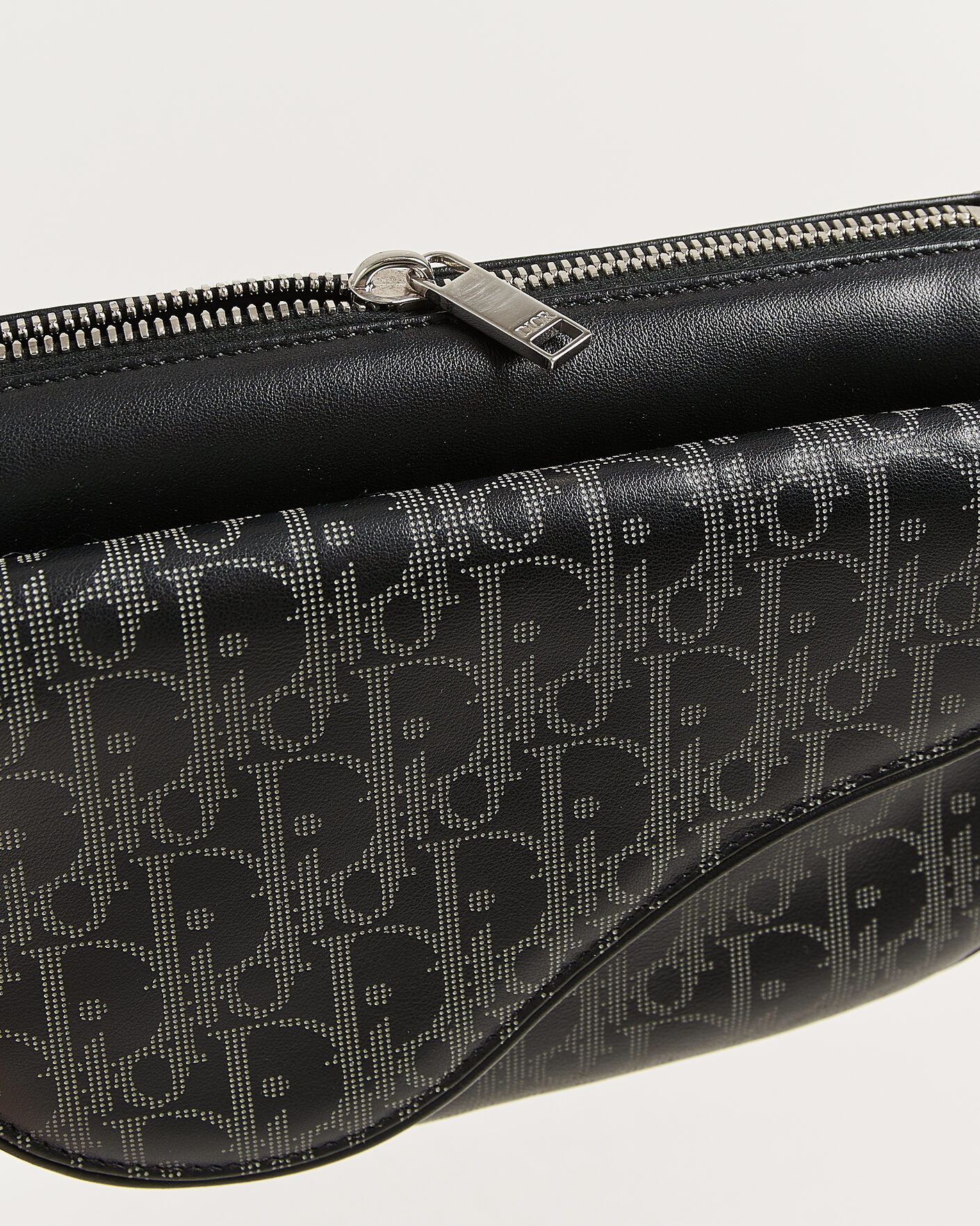 Herren | Pre-Owned & Vintage Bags | Dior Pre-Owned | Saddle Bag Oblique Leather Black