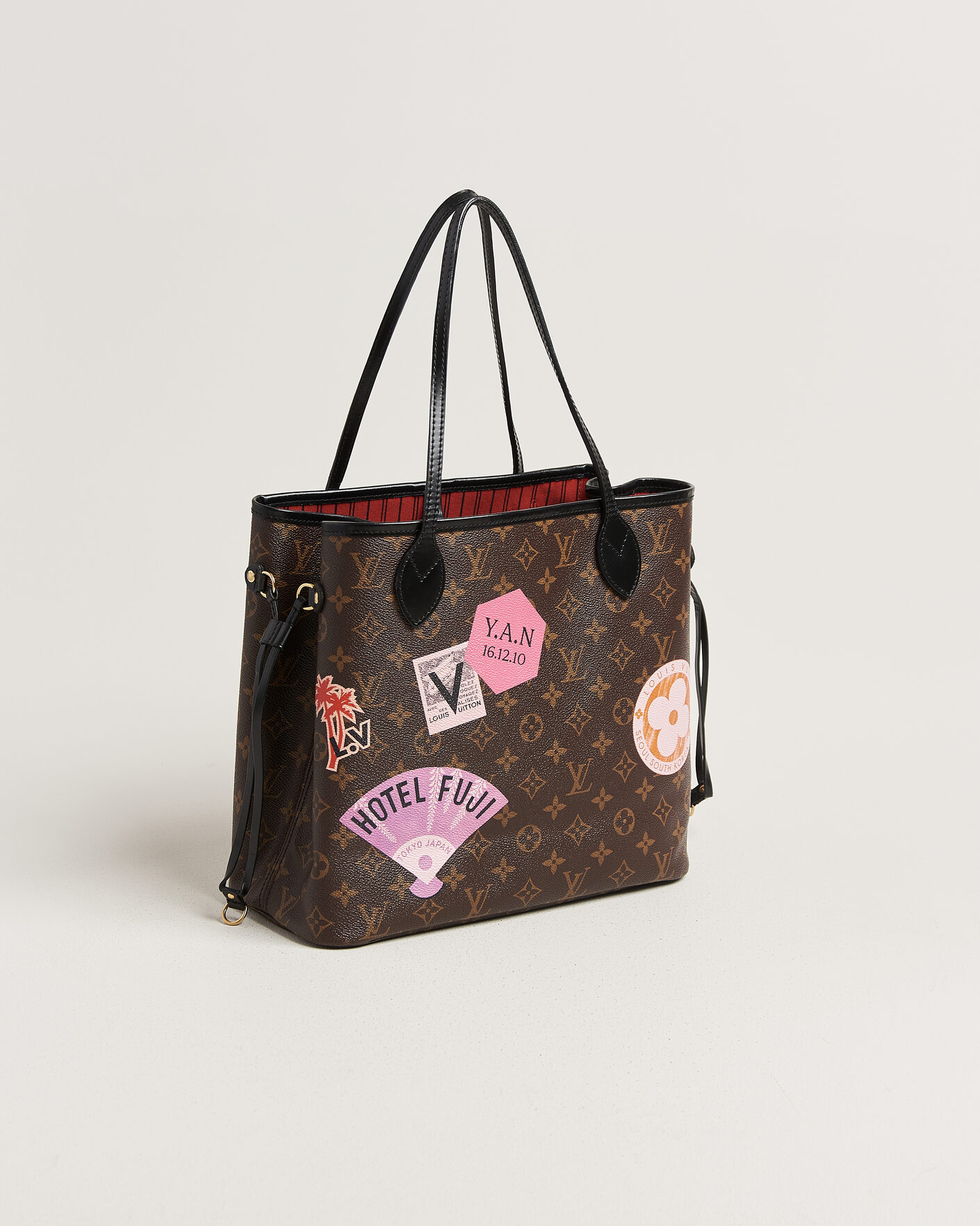 Herren | Pre-Owned & Vintage Bags | Louis Vuitton Pre-Owned | Neverfull MM World Tour Japan Monogram
