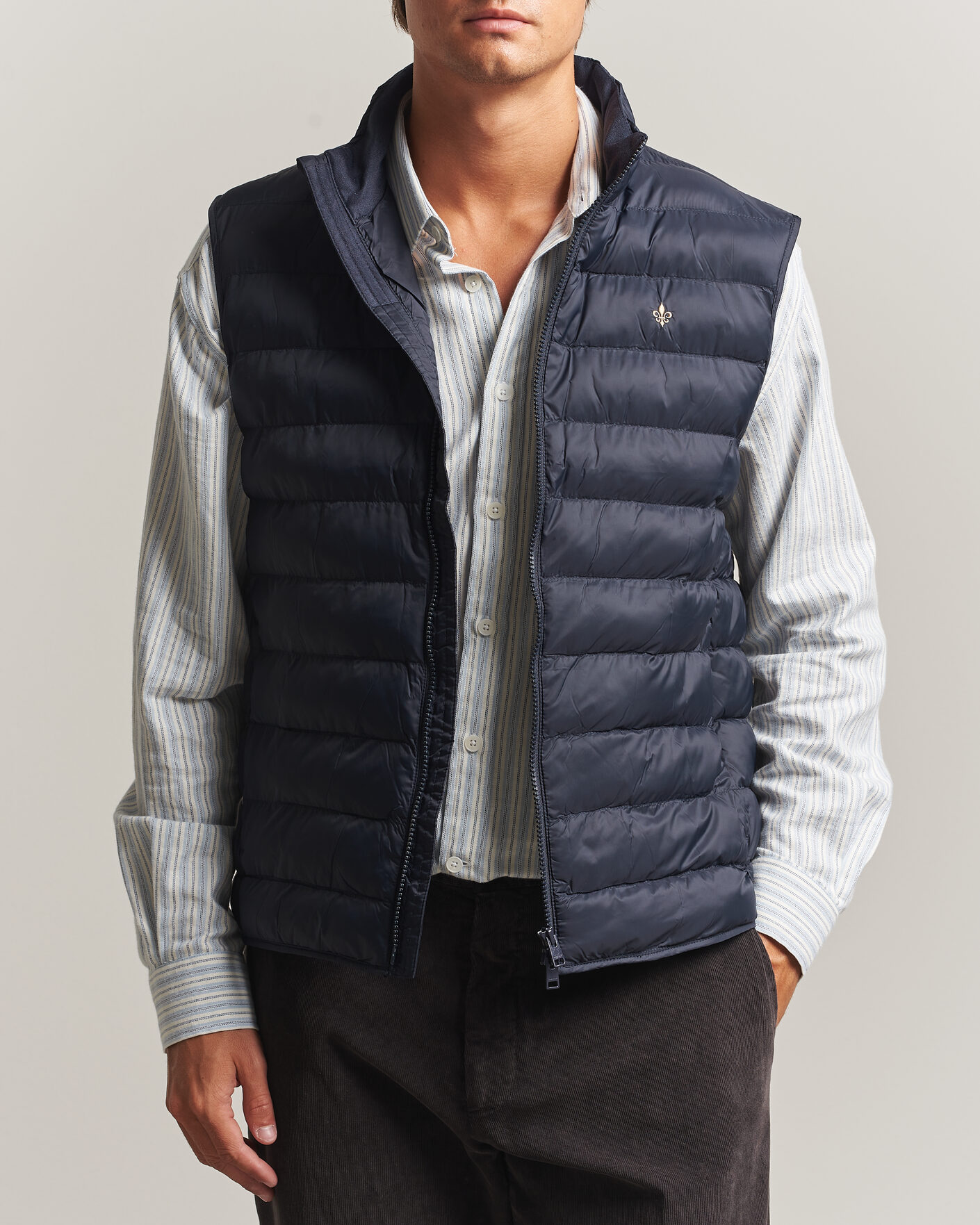 Herren | Westen | Morris | Norfolk Liner Vest Blue