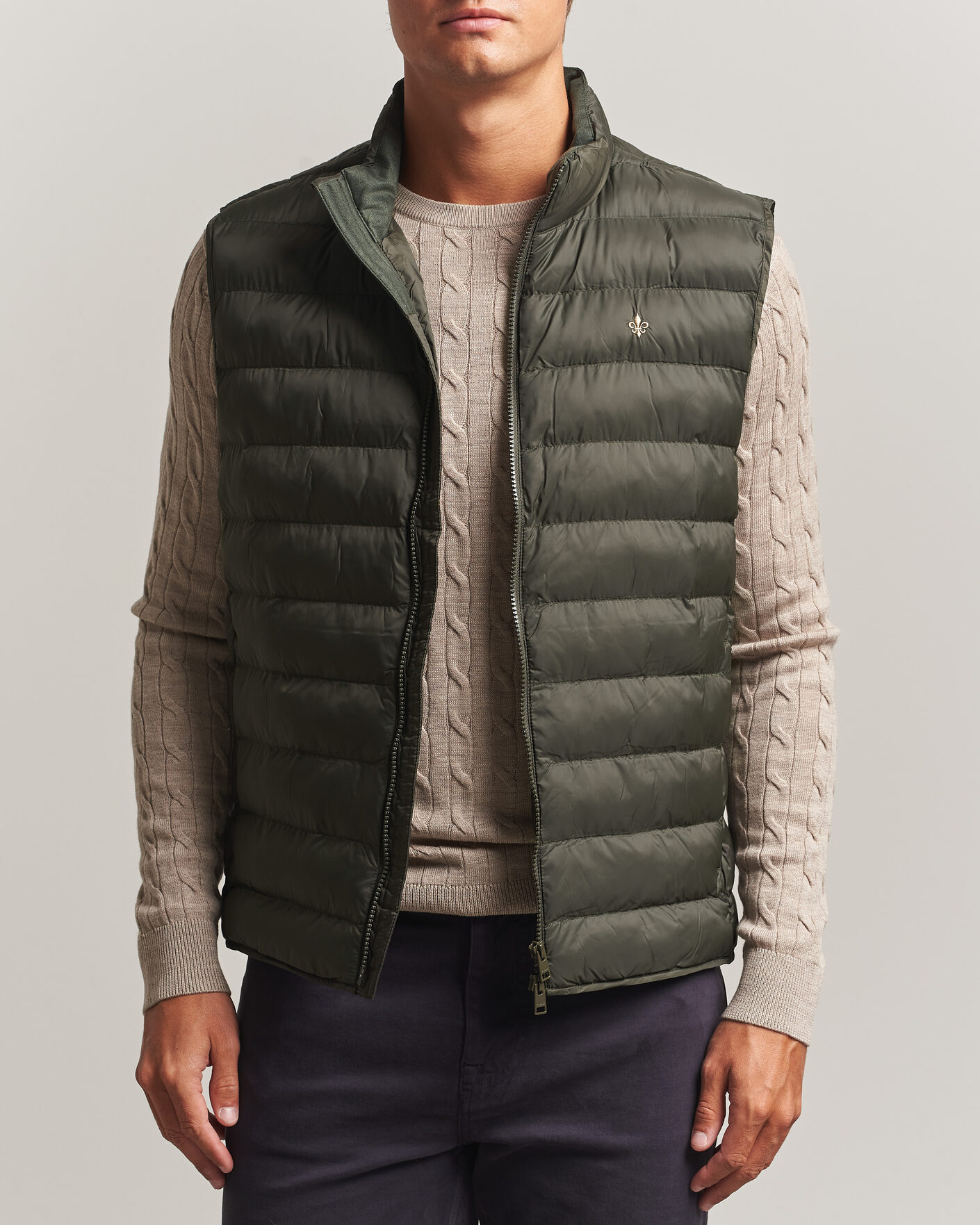 Herren | Westen | Morris | Norfolk Liner Vest Olive