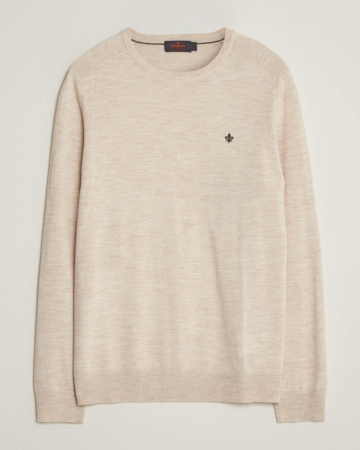 Herren | Pullover | Morris | Merino O-Neck Off White