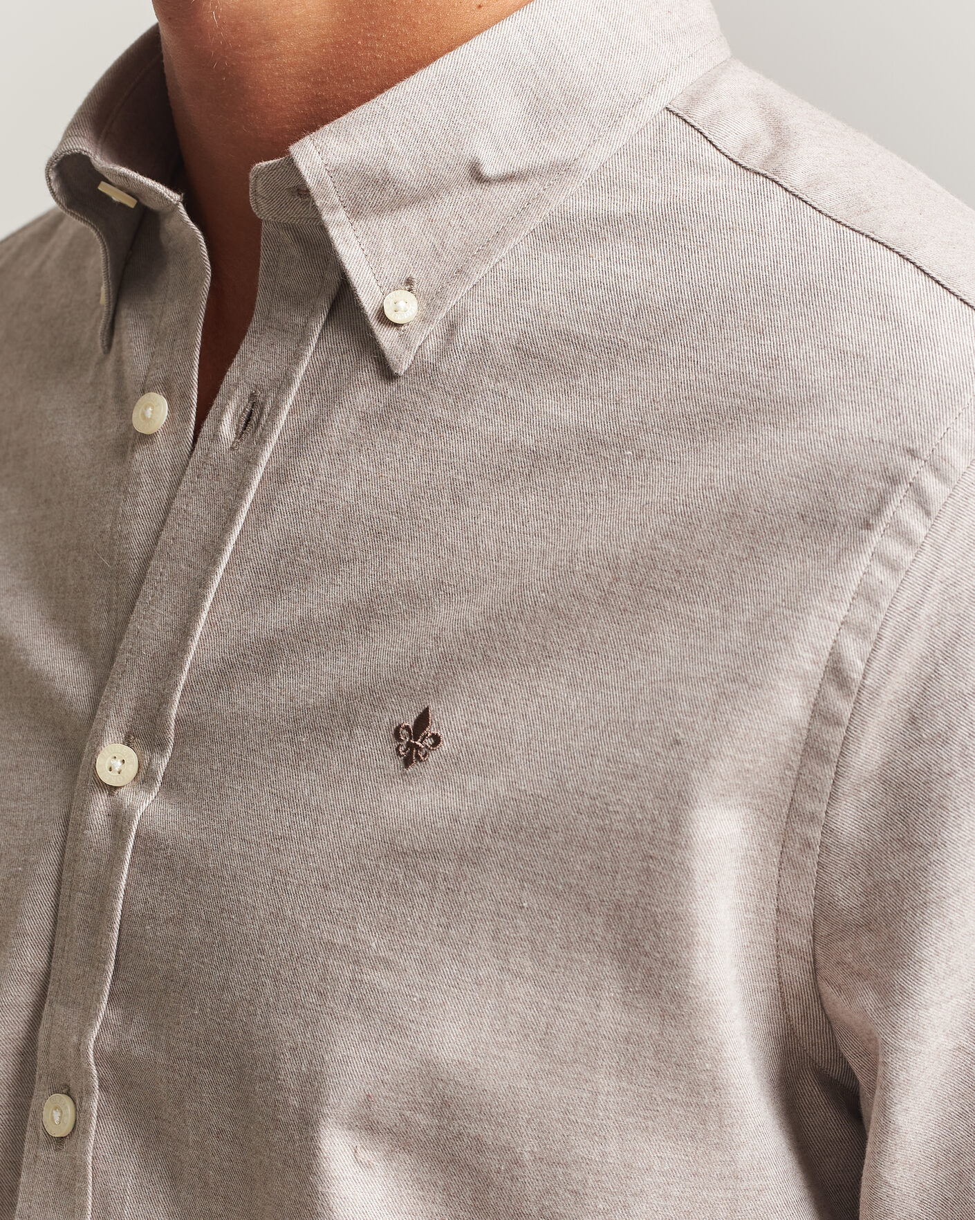 Herren | Hemden | Morris | Watts Flannel Shirt Khaki