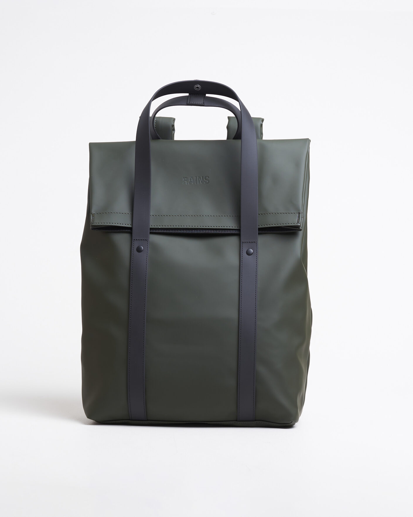 Herren | Taschen | RAINS | 2 Way Tote Backpack Black Green