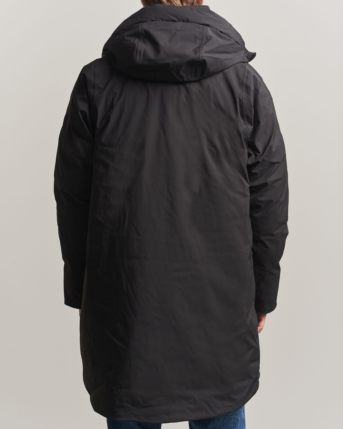 Herren | Jacken | RAINS | Sarna Long Puffer Jacket Black