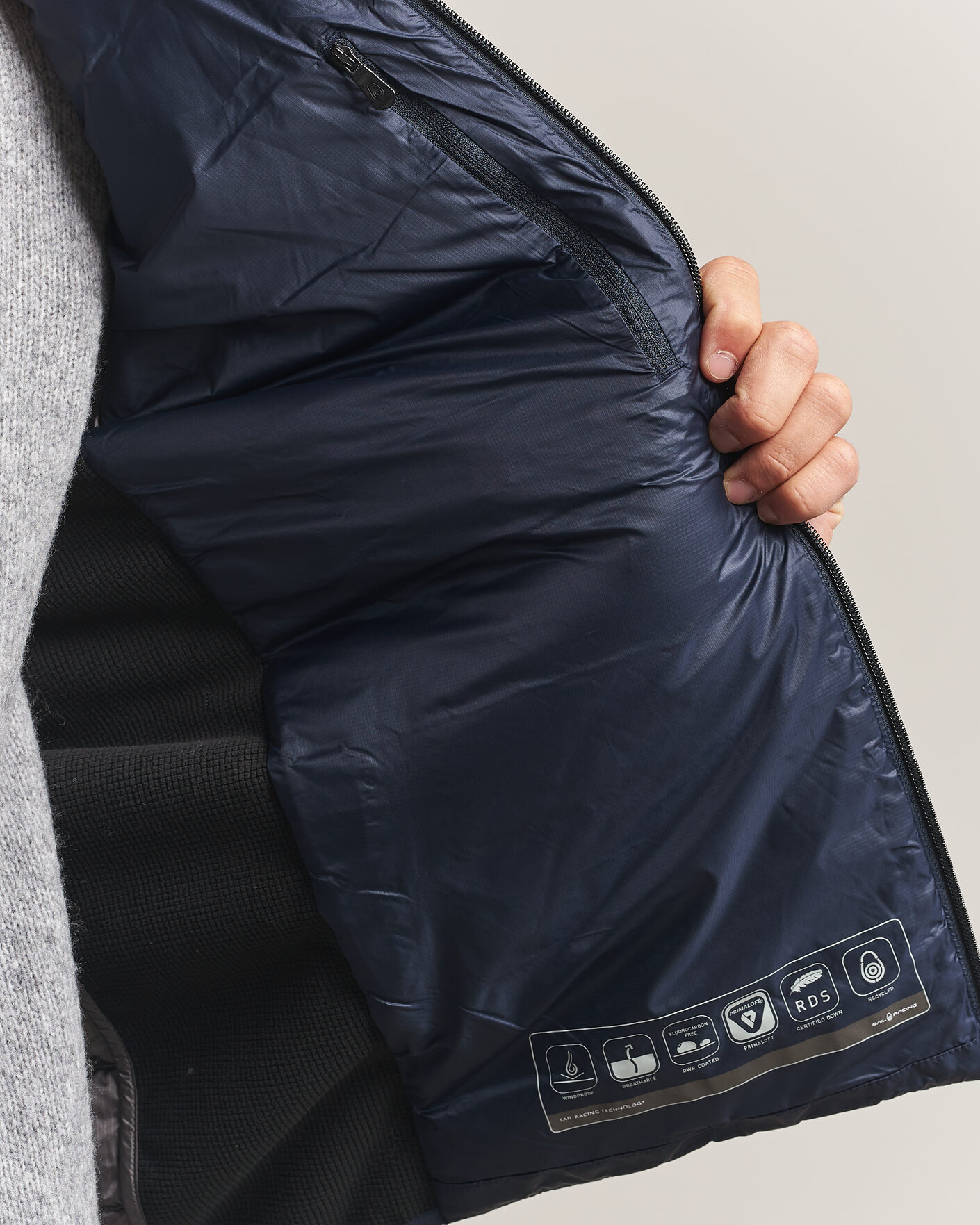 Herren | Jacken | Sail Racing | Spray Down Hooded Hybrid Jacket Dark Navy