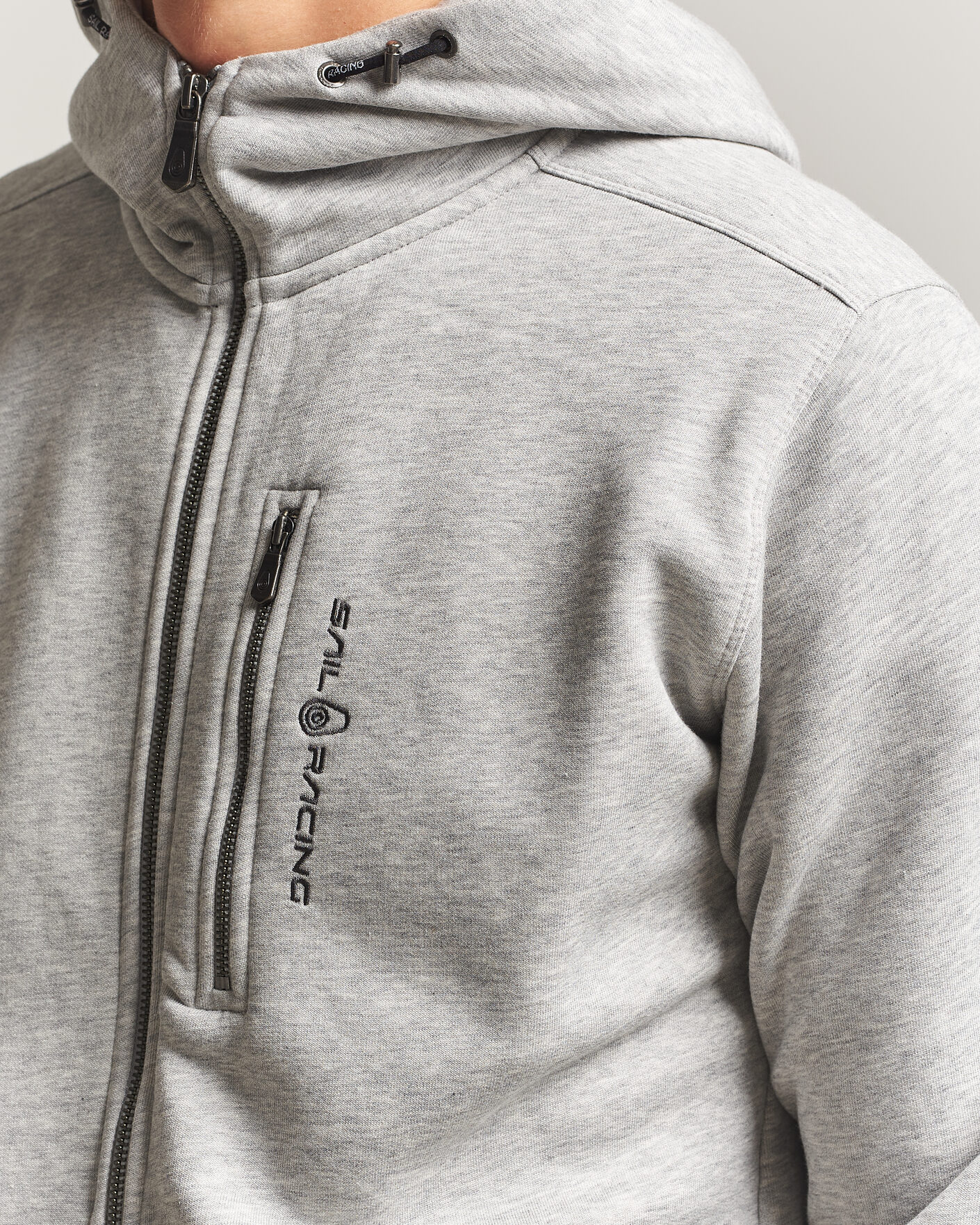 Herren | Pullover | Sail Racing | Bowman Full Zip Hoodie Grey Melnage