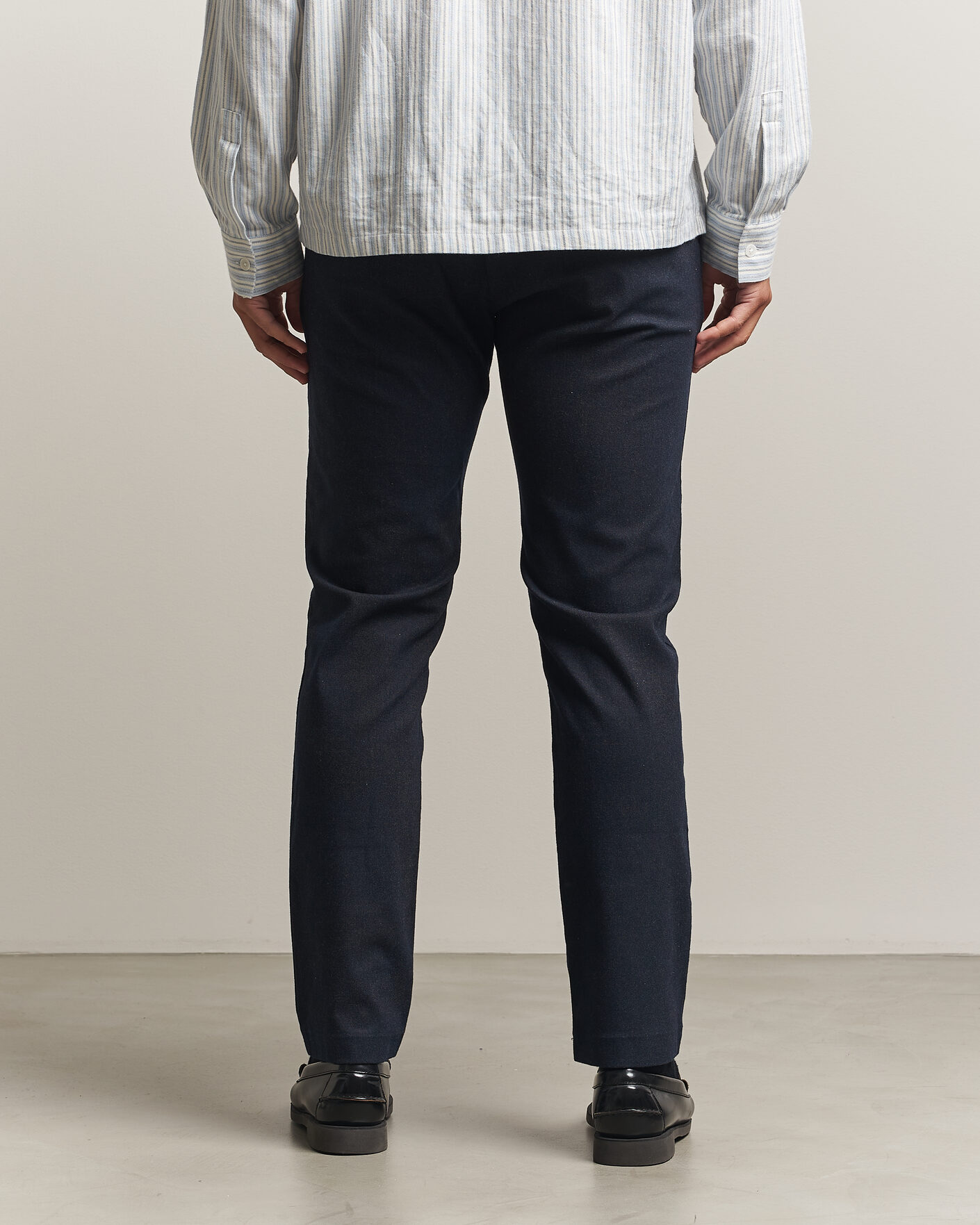 Herren | Hosen | NN07 | Theo Brushed Cotton Trousers Deep Navy