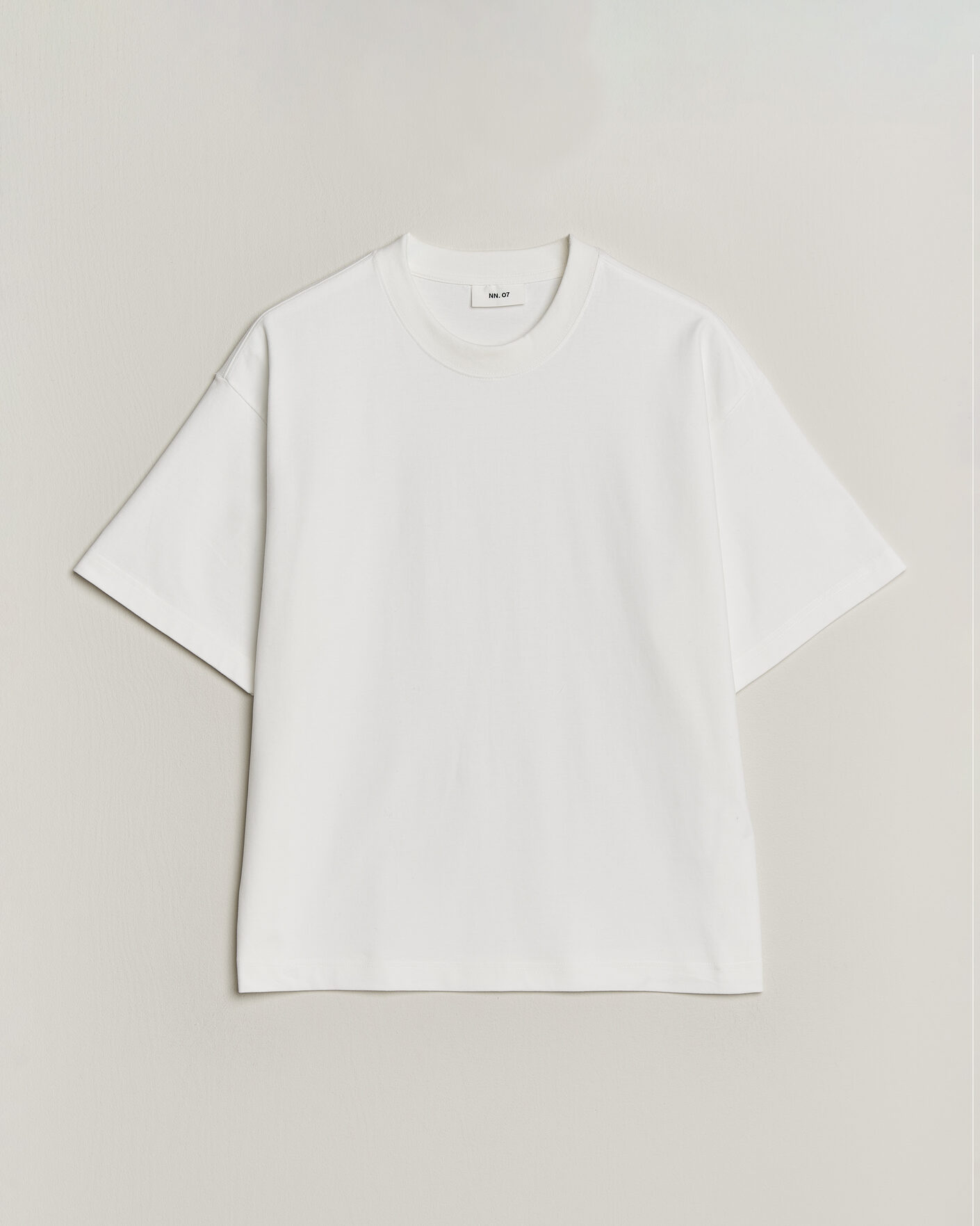 Herren | T-Shirts | NN07 | David Heavy Crew Neck T-Shirt White
