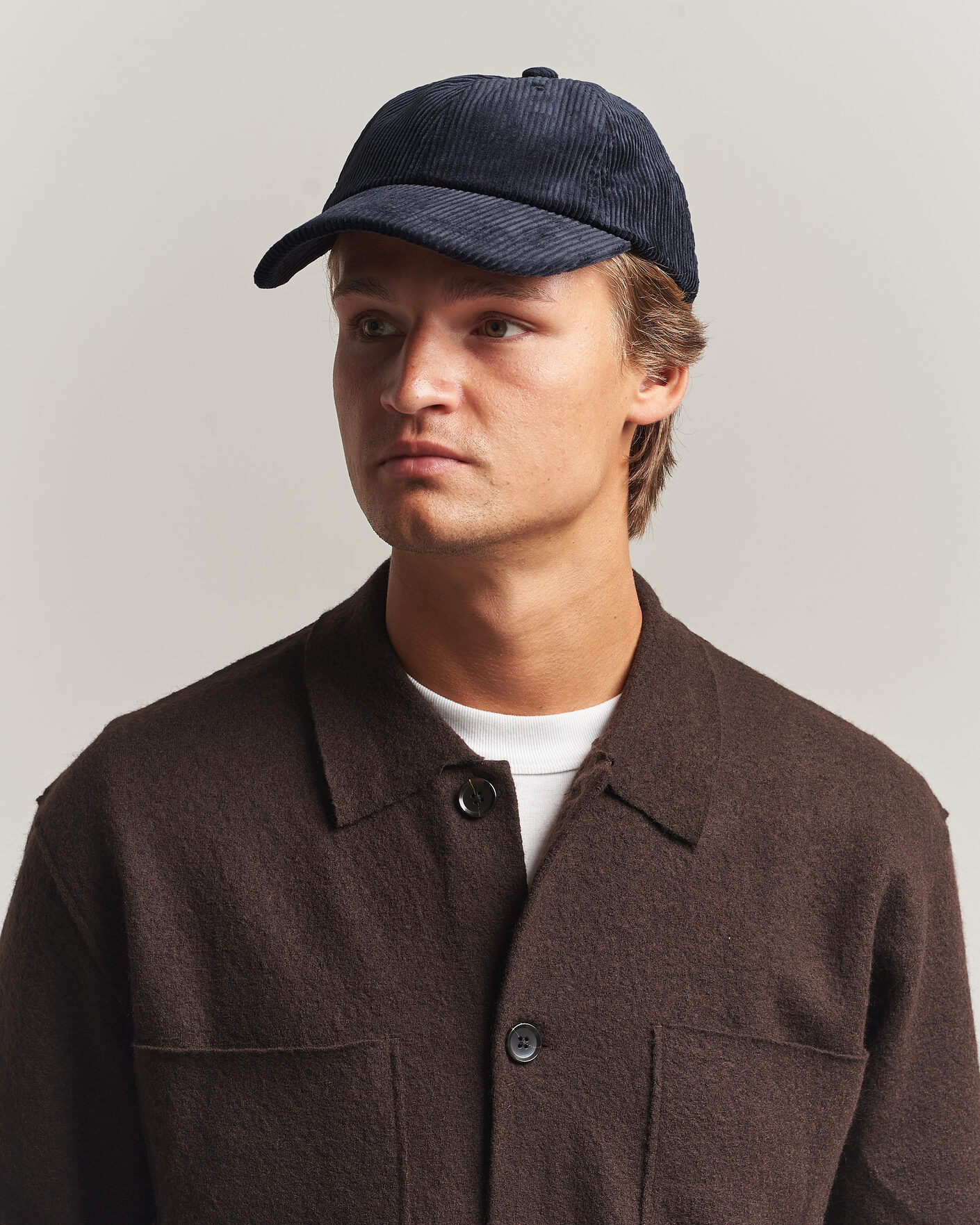 Herren | Hüte & Mützen | NN07 | Corduroy Dad Cap Deep Navy