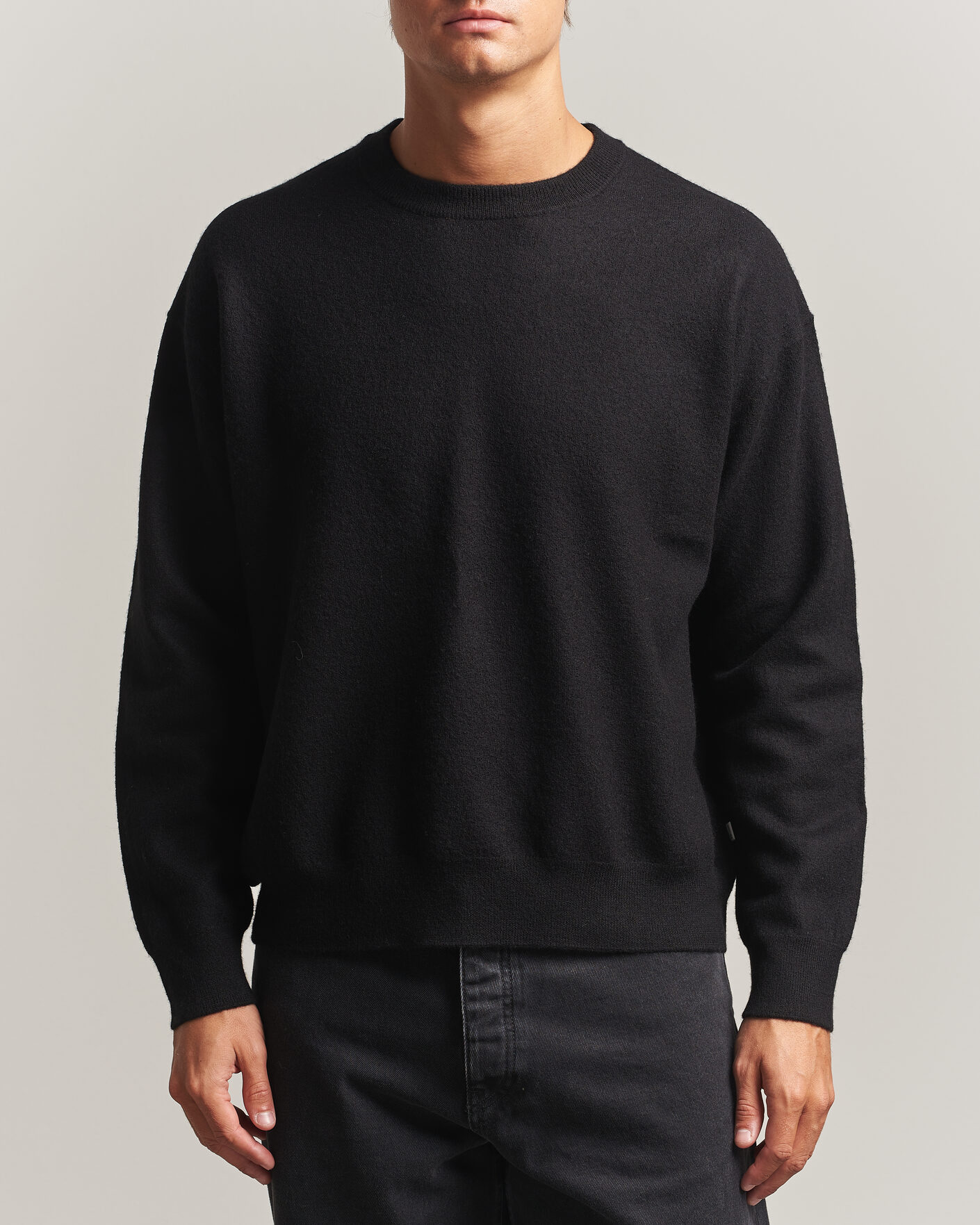 Herren | Pullover | NN07 | Jasper Soft Boiled Wool Sweater Black