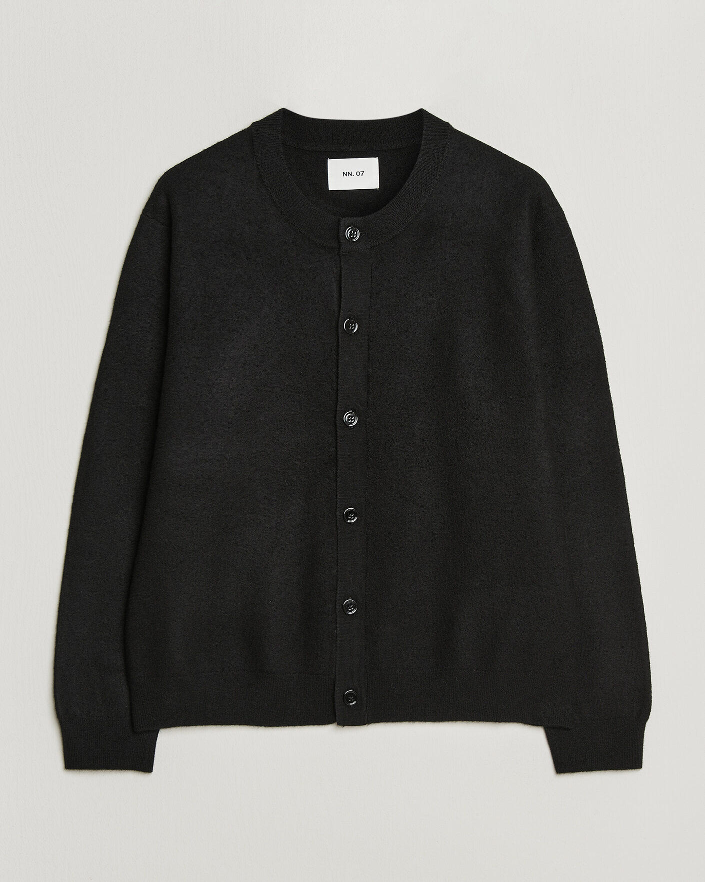 Herren | Pullover | NN07 | Jasper Soft Boiled Wool Cardigan Black